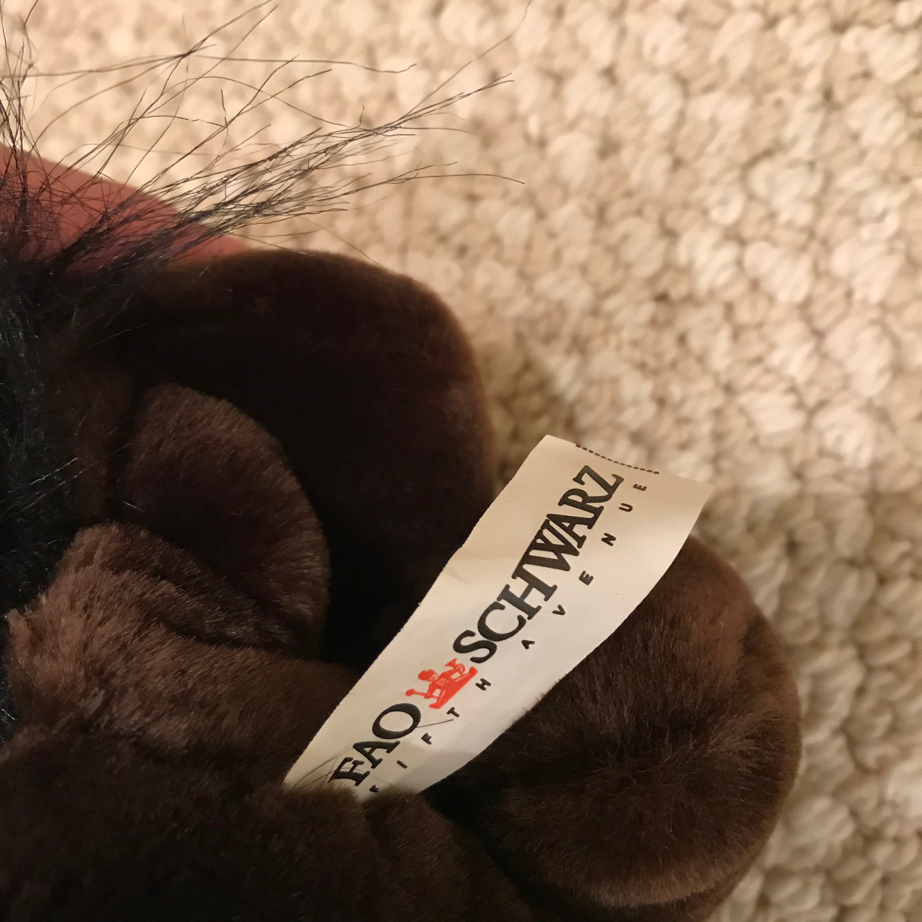 Large Stuffed FAO Schwarz Horse, Interactive Horse and Stuffed Toys