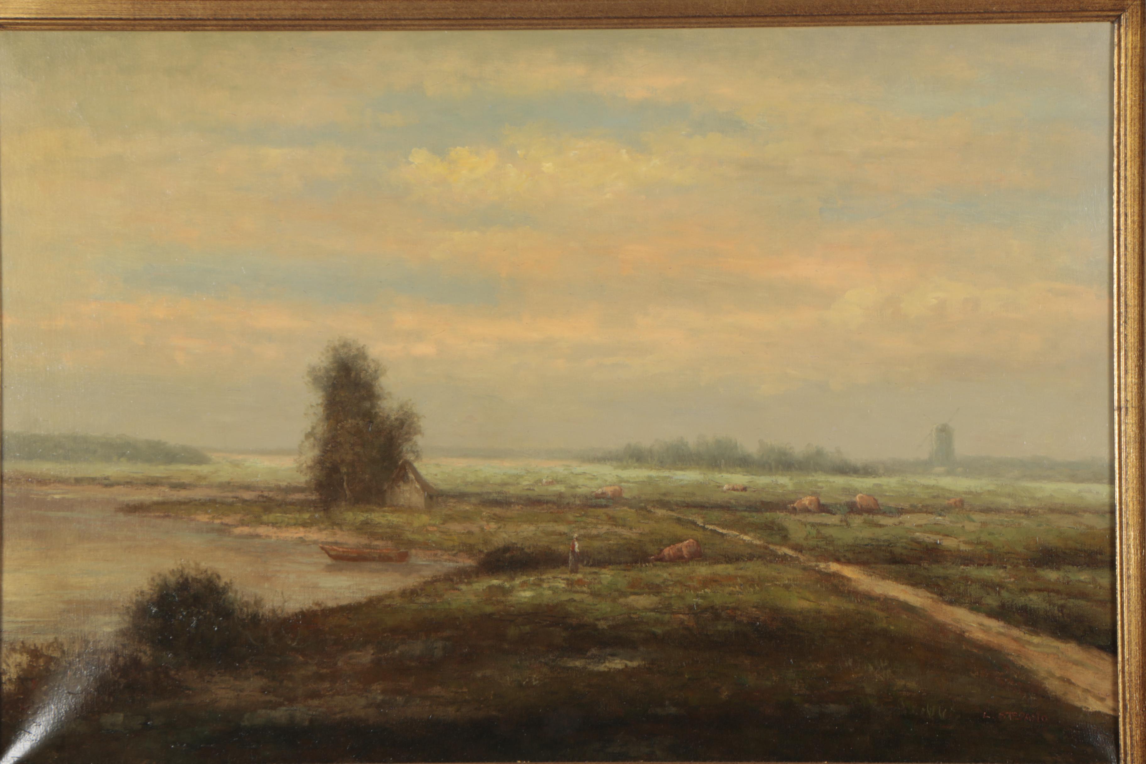 L. Stepano Landscape Oil Painting