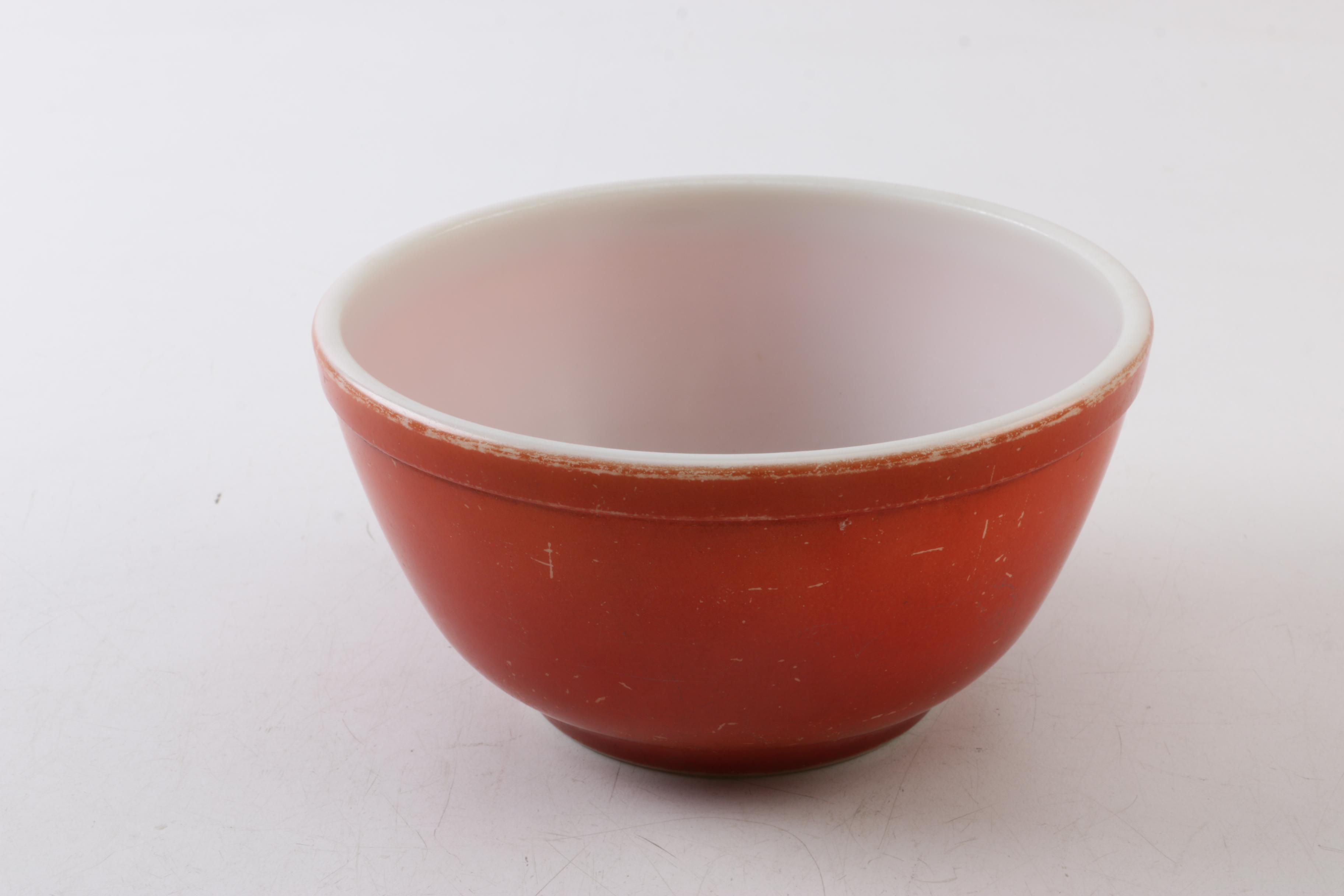 Pyrex "Primary Colors" Mixing Bowls, Circa 1945-1949