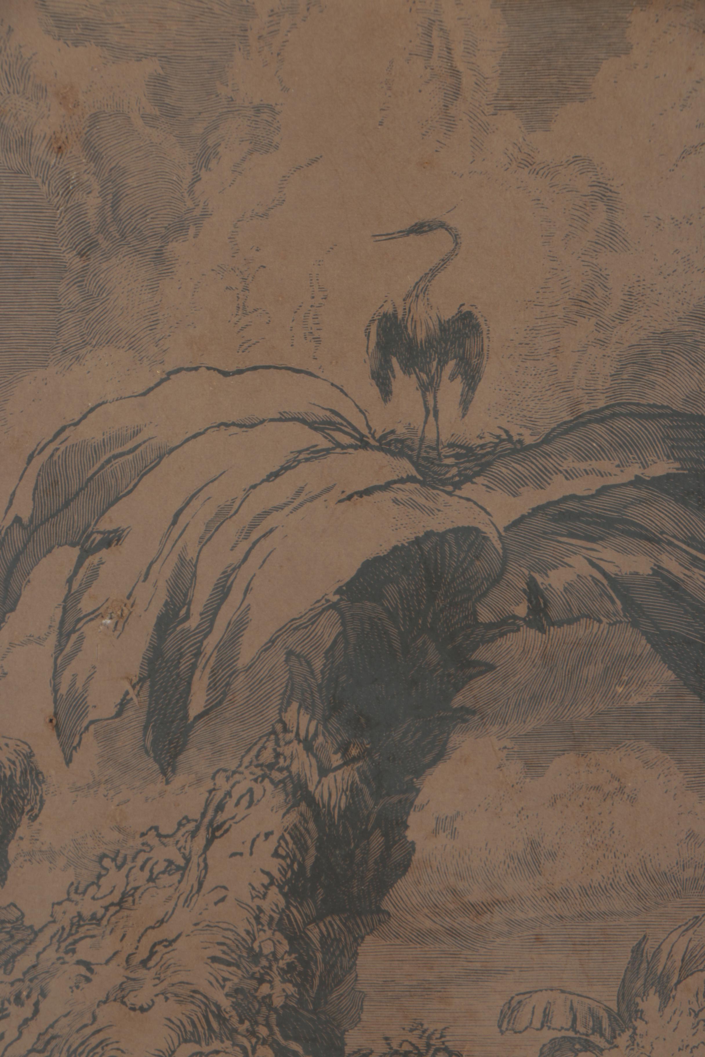 Woodcut Print After Maximilian Svabinsky "Zlatý Večer"