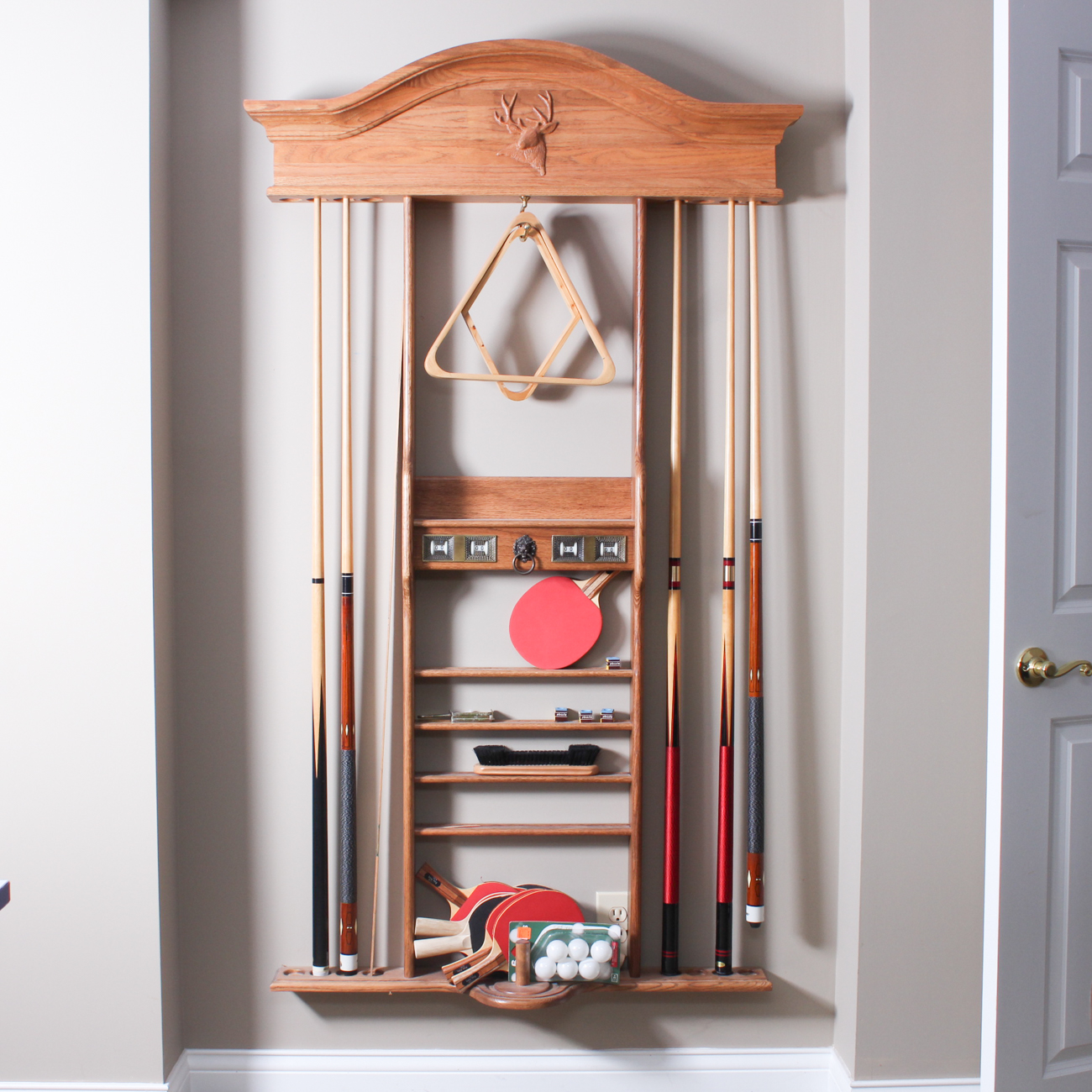 Gameroom Concepts Unlimited Billiard Table with Kettler Ping Pong Cover and Gear