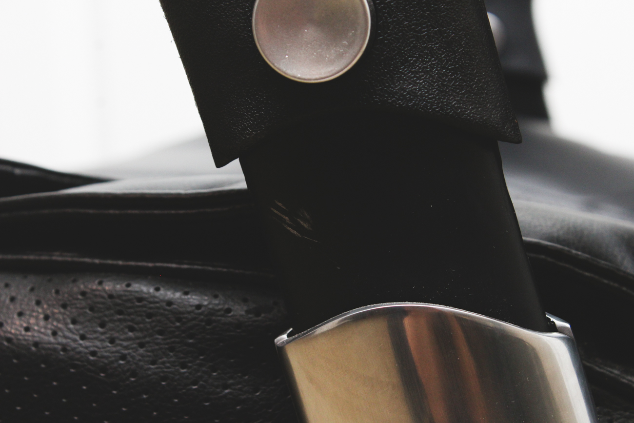 True Innovations Black Leather Executive Office Chair