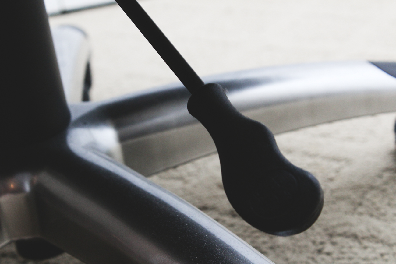 True Innovations Black Leather Executive Office Chair