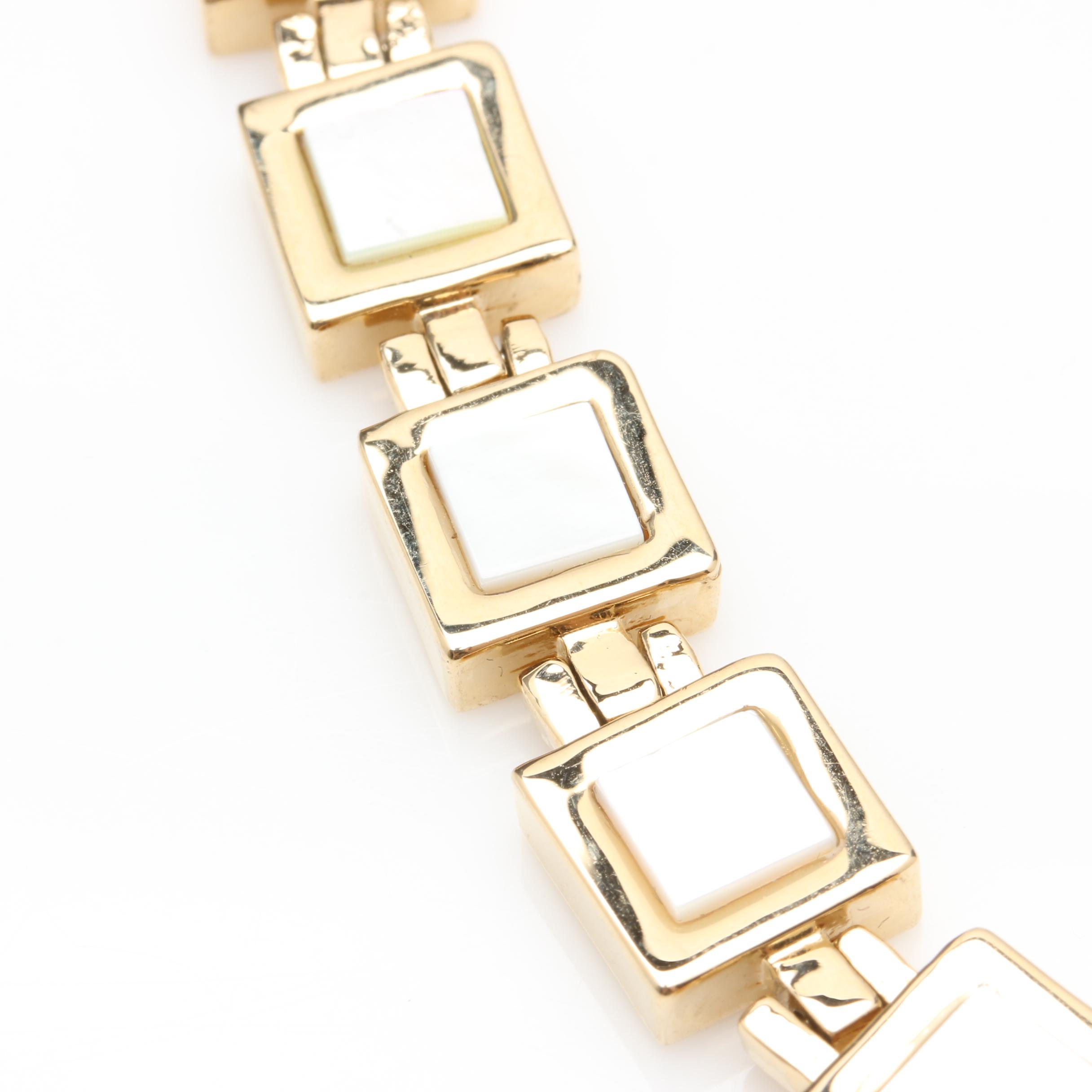 St. John Necklaces and Earrings Including Mother of Pearl and Cultured Pearl