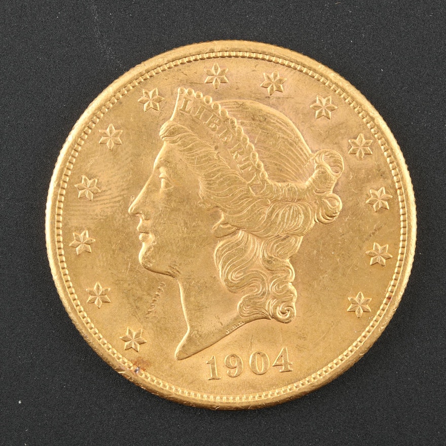 1904-S Liberty Head $20 Gold Double Eagle