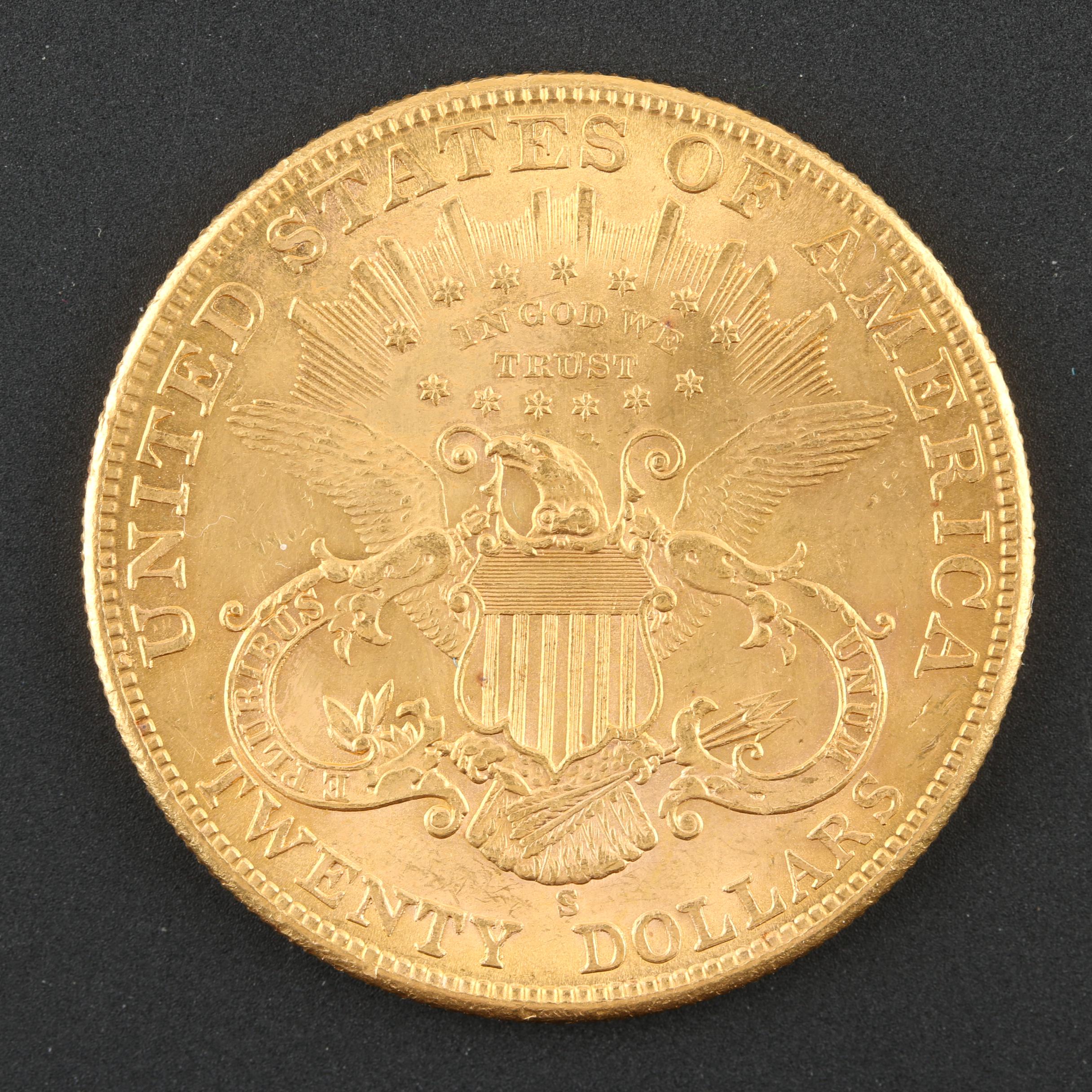 1904-S Liberty Head $20 Gold Double Eagle