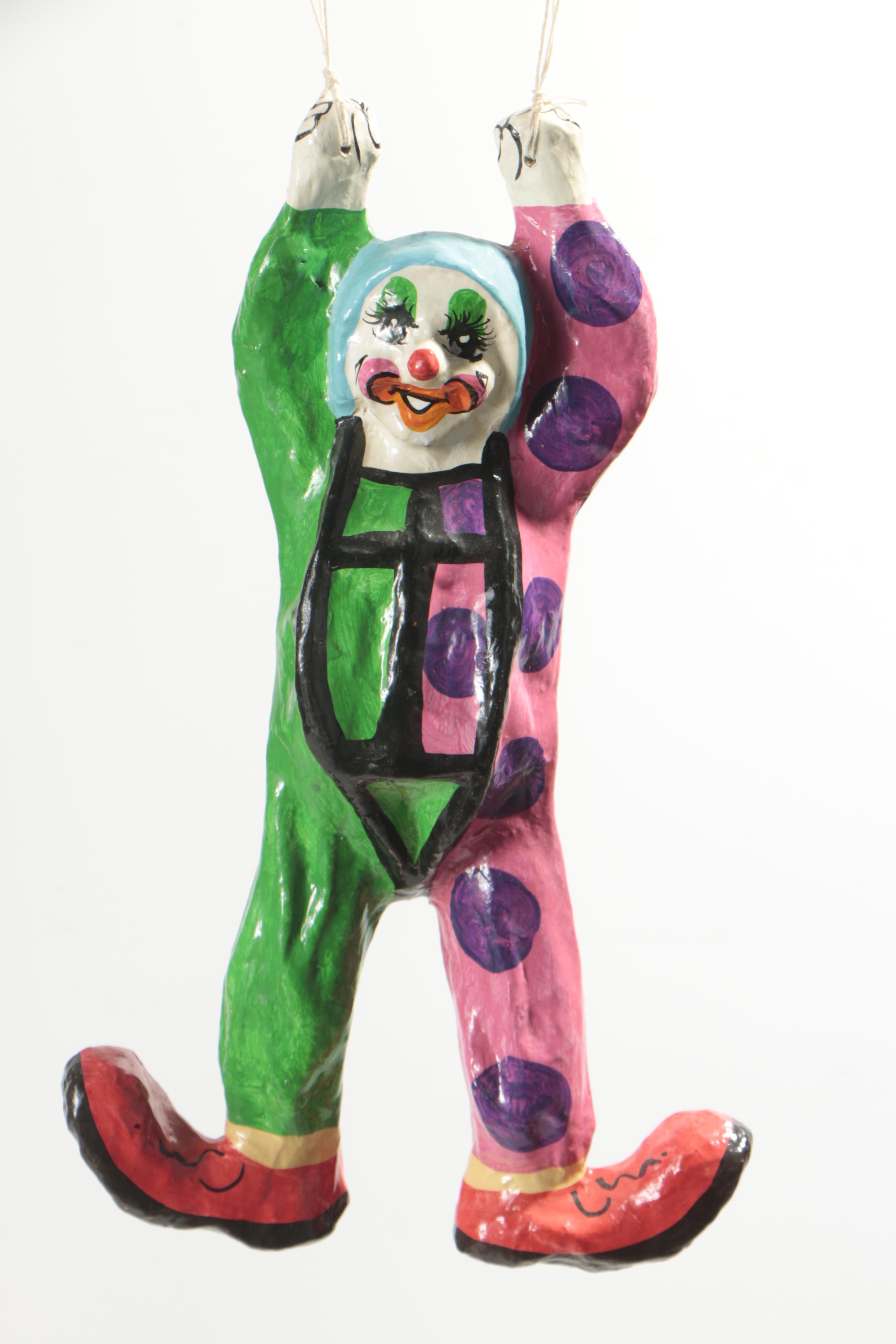 Papier Mache Clowns