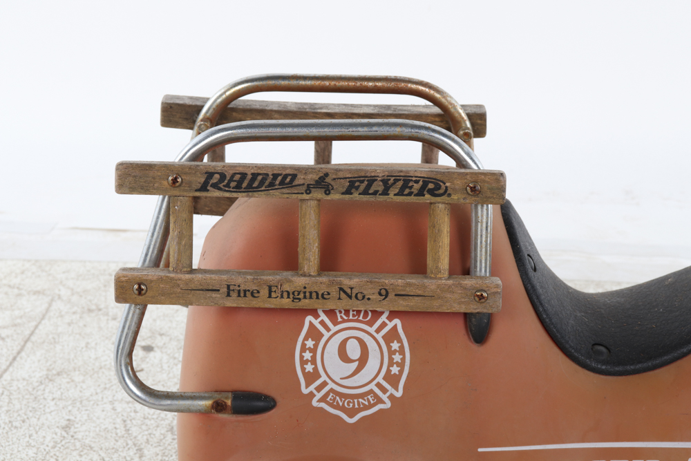 1970s Radio Flyer "Fire Engine No. 9" Ride On Toy