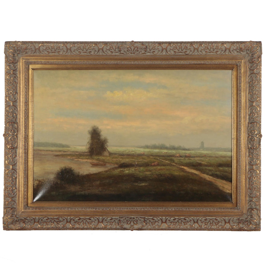 L. Stepano Landscape Oil Painting