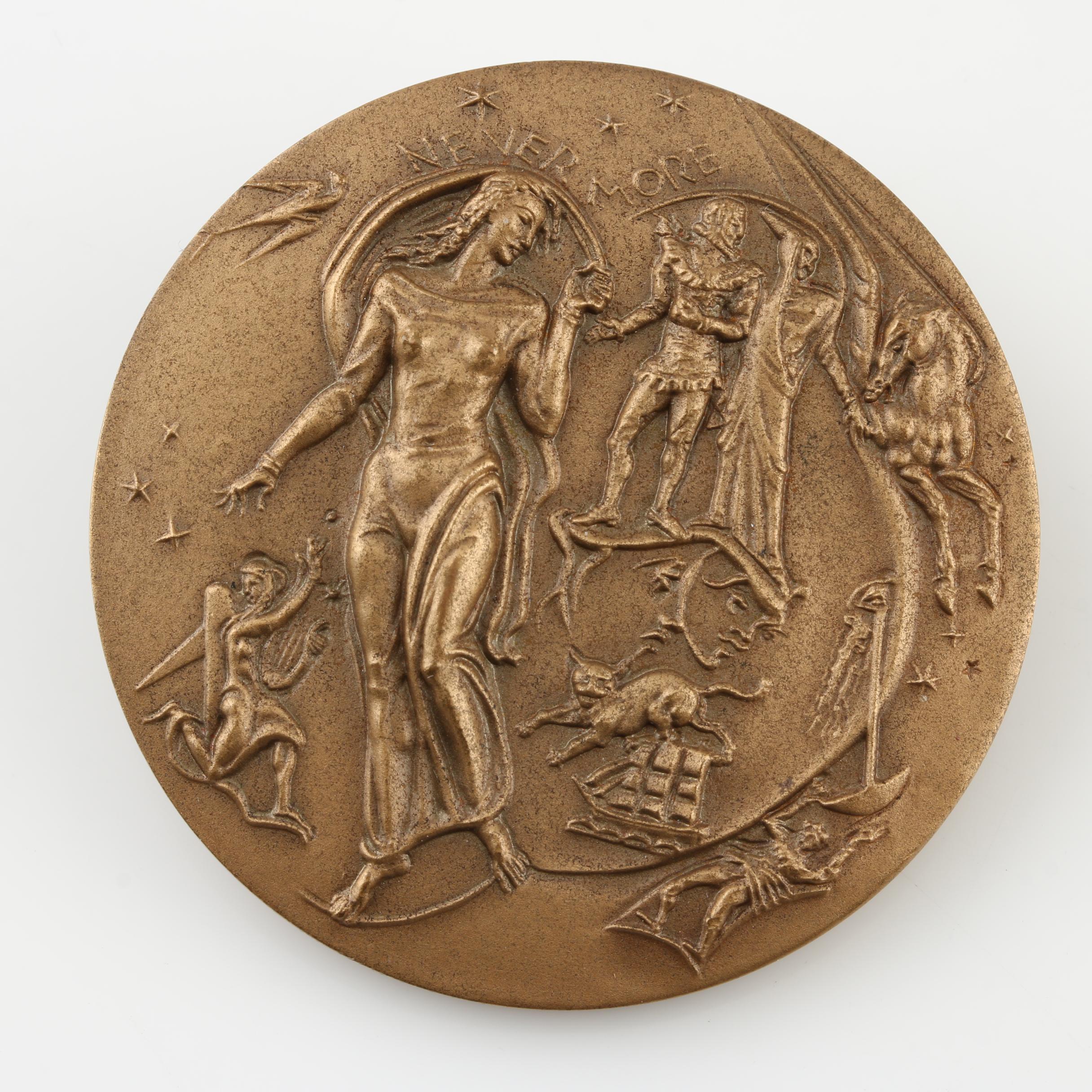 Three Commemorative Bronze Medals and an Illinois Commemorative Token