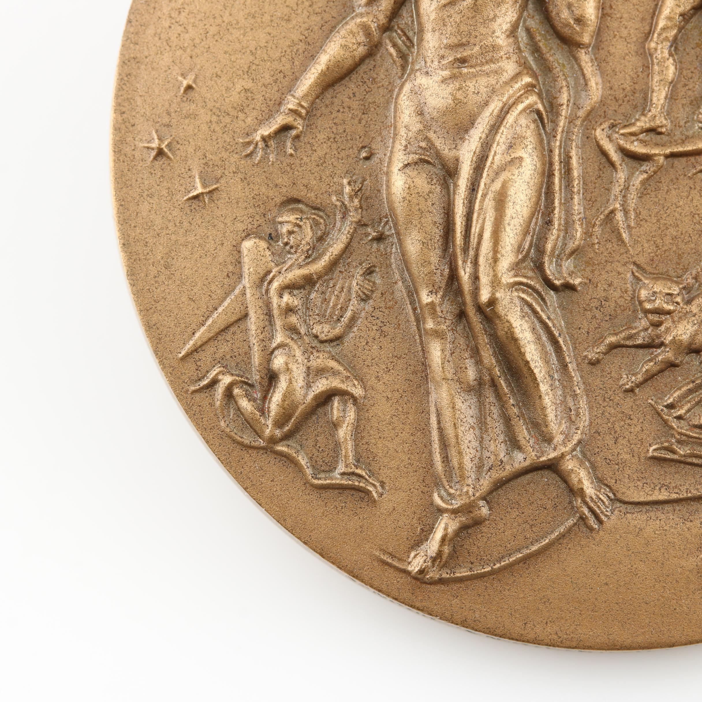 Three Commemorative Bronze Medals and an Illinois Commemorative Token