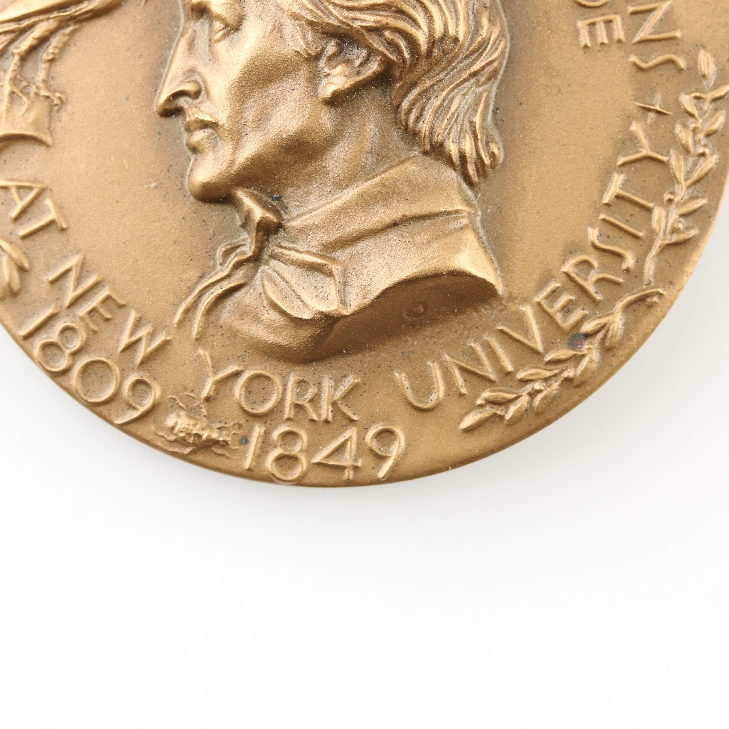Three Commemorative Bronze Medals and an Illinois Commemorative Token