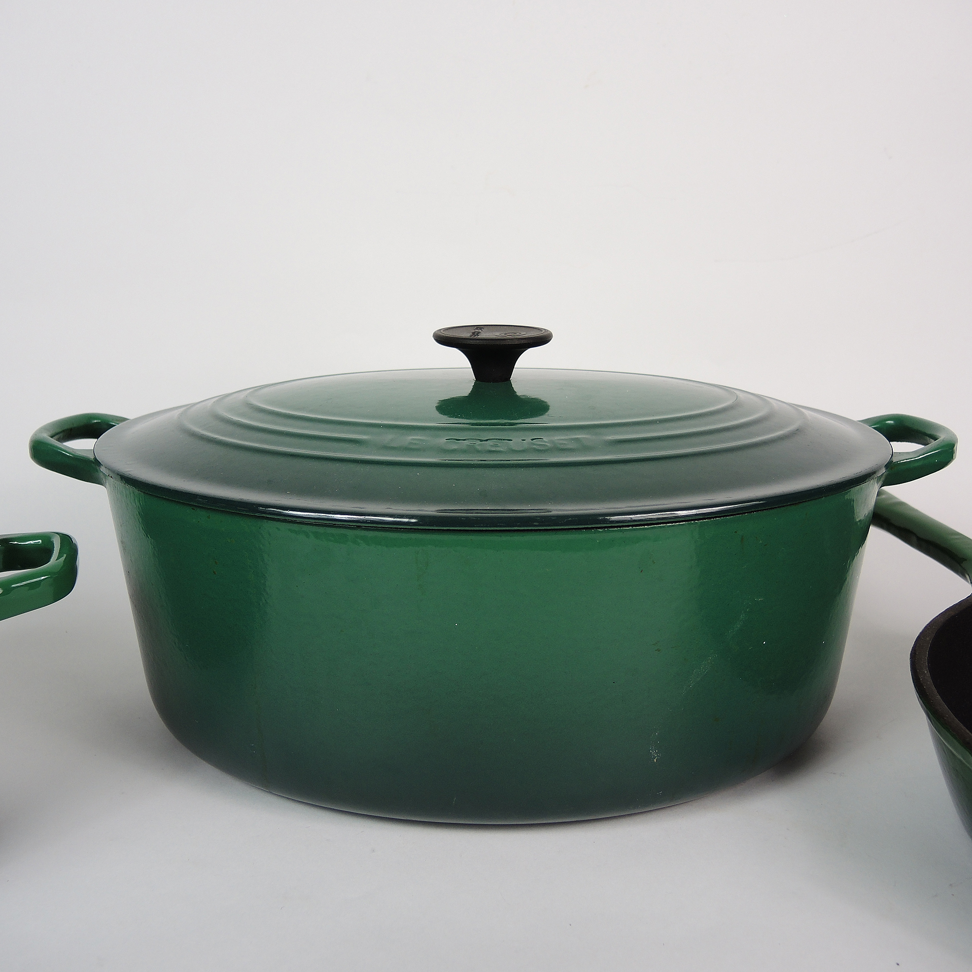 Green Enamel Cast Iron Cookware with Tramontina, Le Crueset and Cuisinart