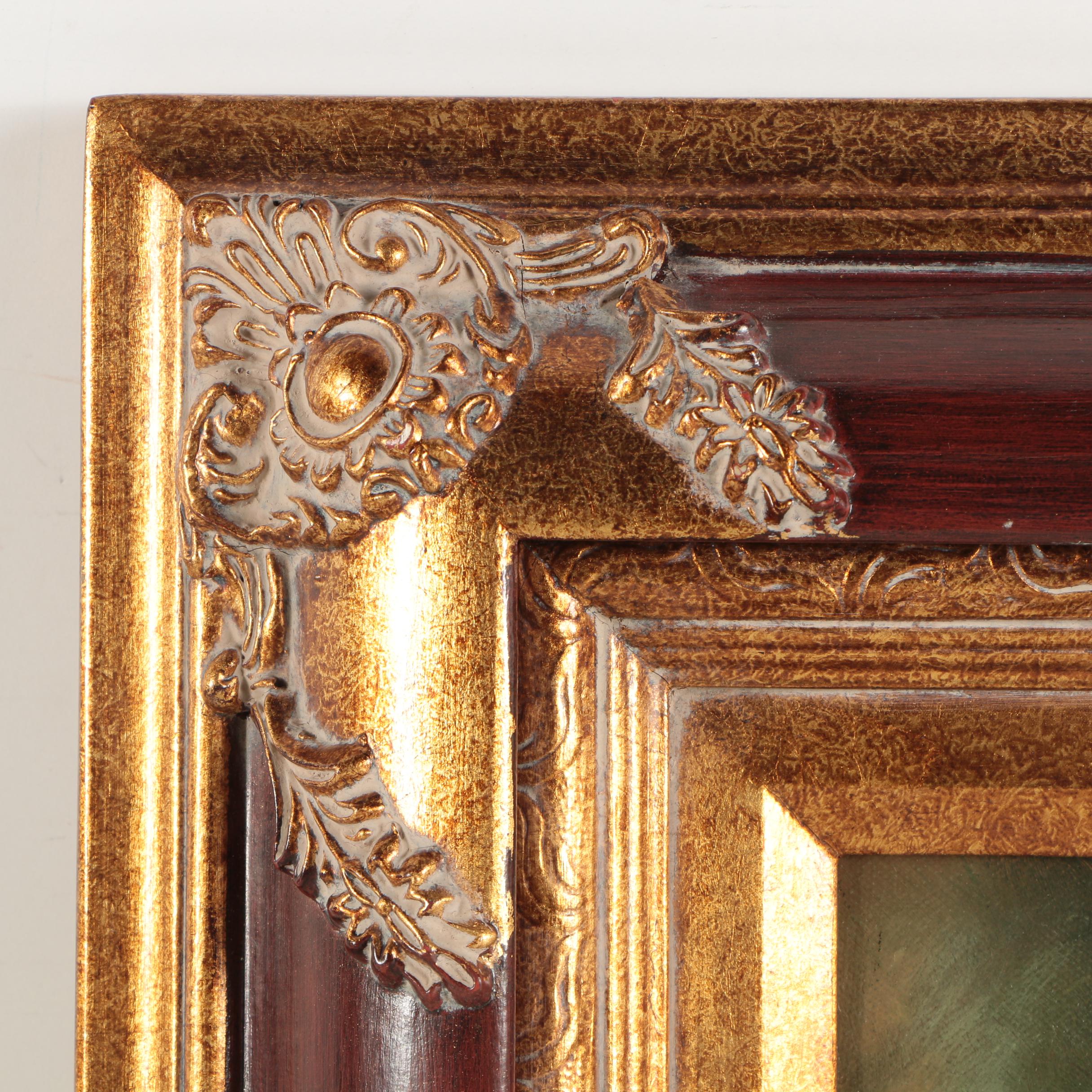 Vargas Oil Painting of a Floral Still Life