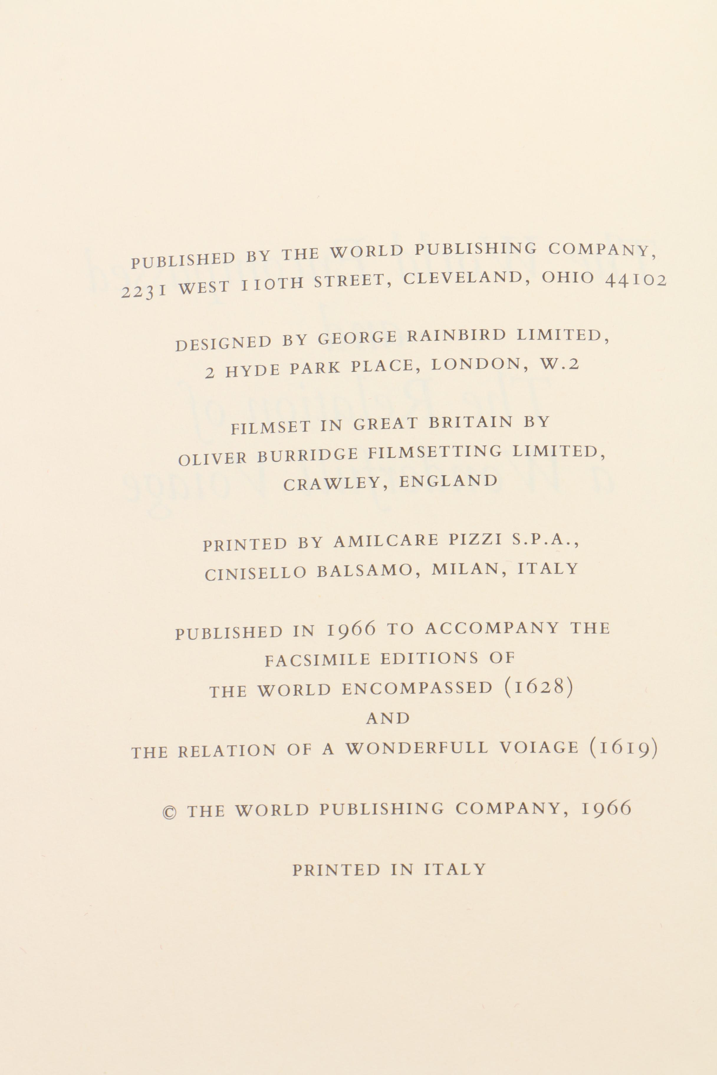 Three Facsimile Editions of 16th and 17th Century Historical Books