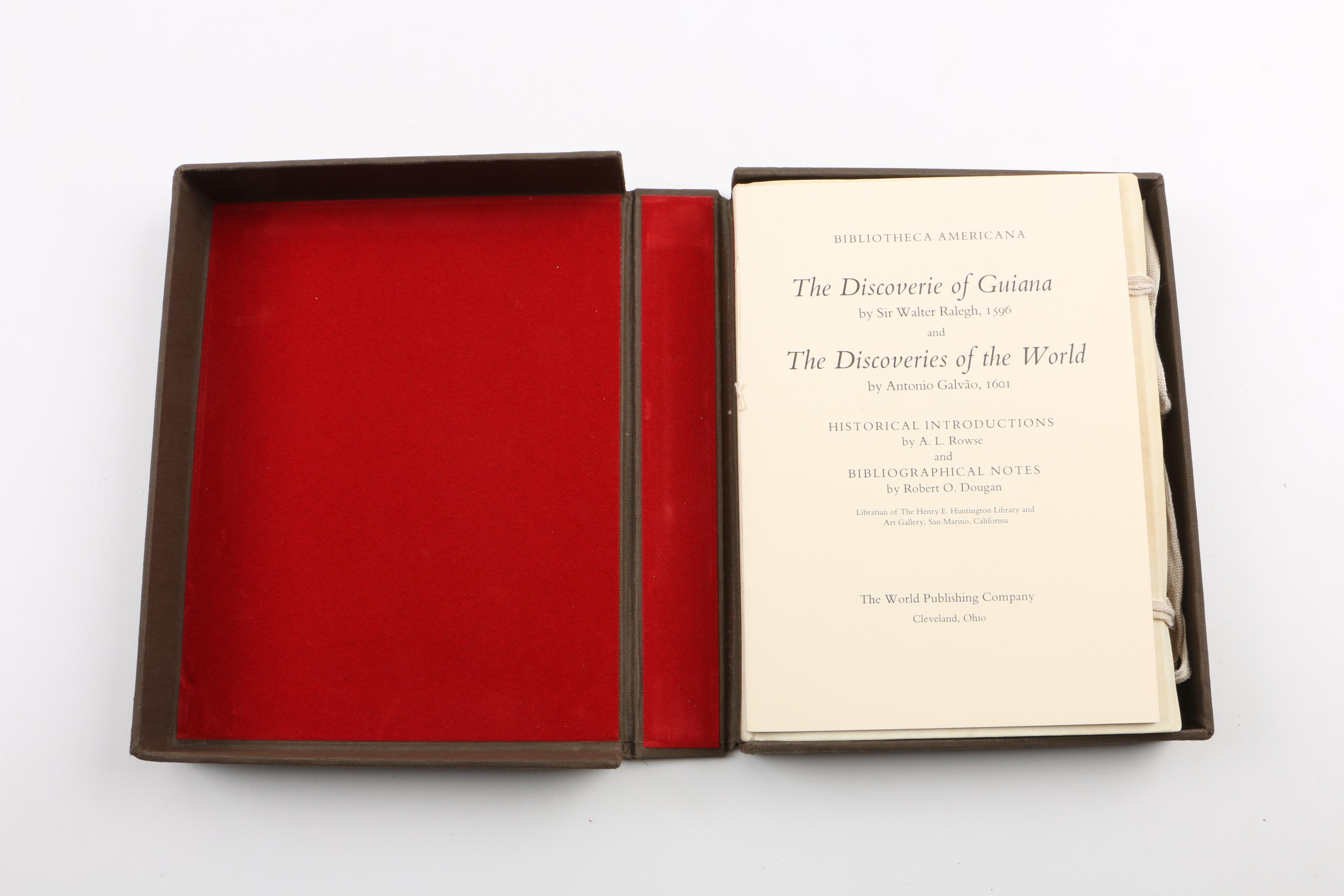 Three Facsimile Editions of 16th and 17th Century Historical Books