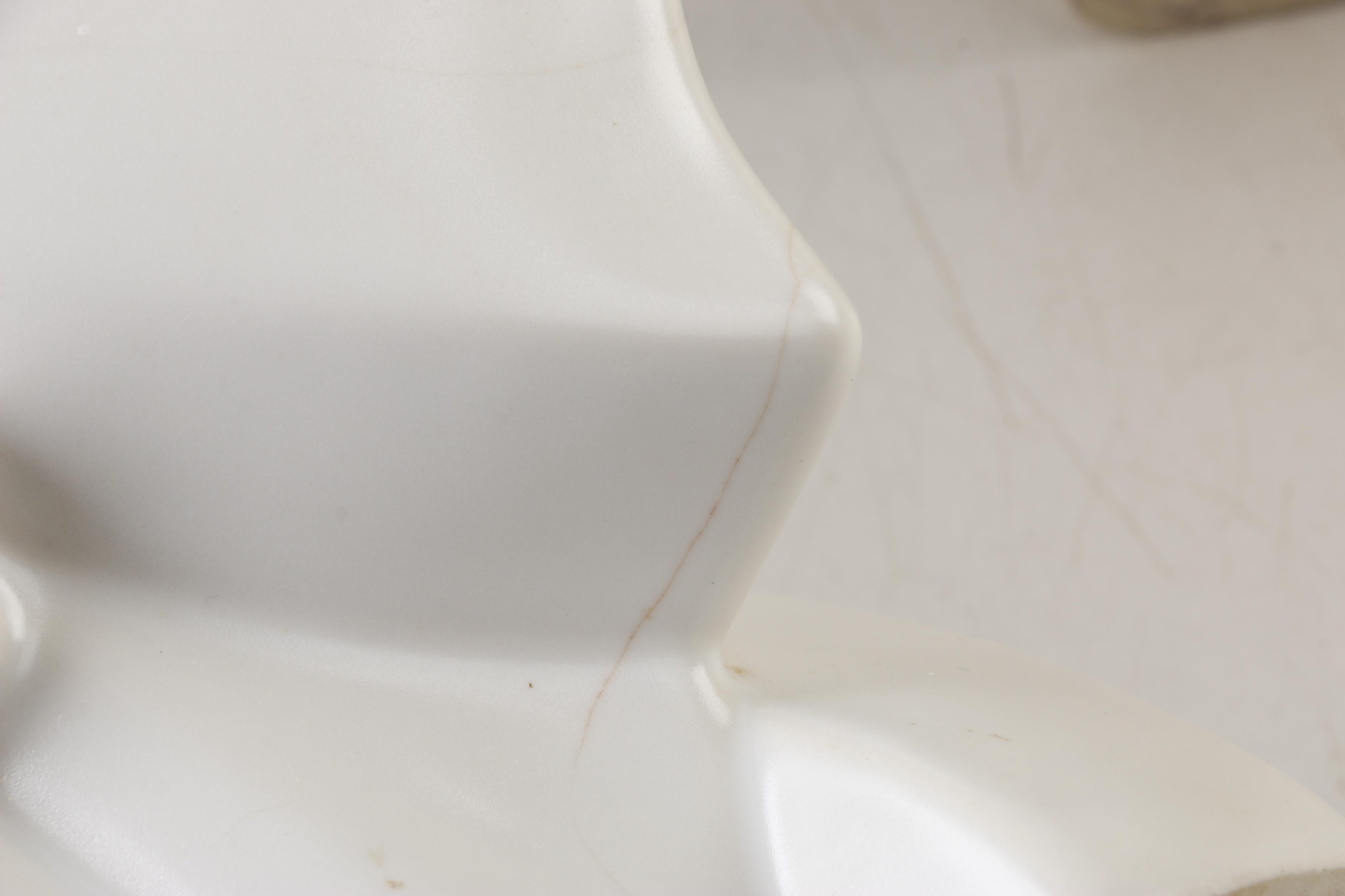 Modernist White Ceramic Heads