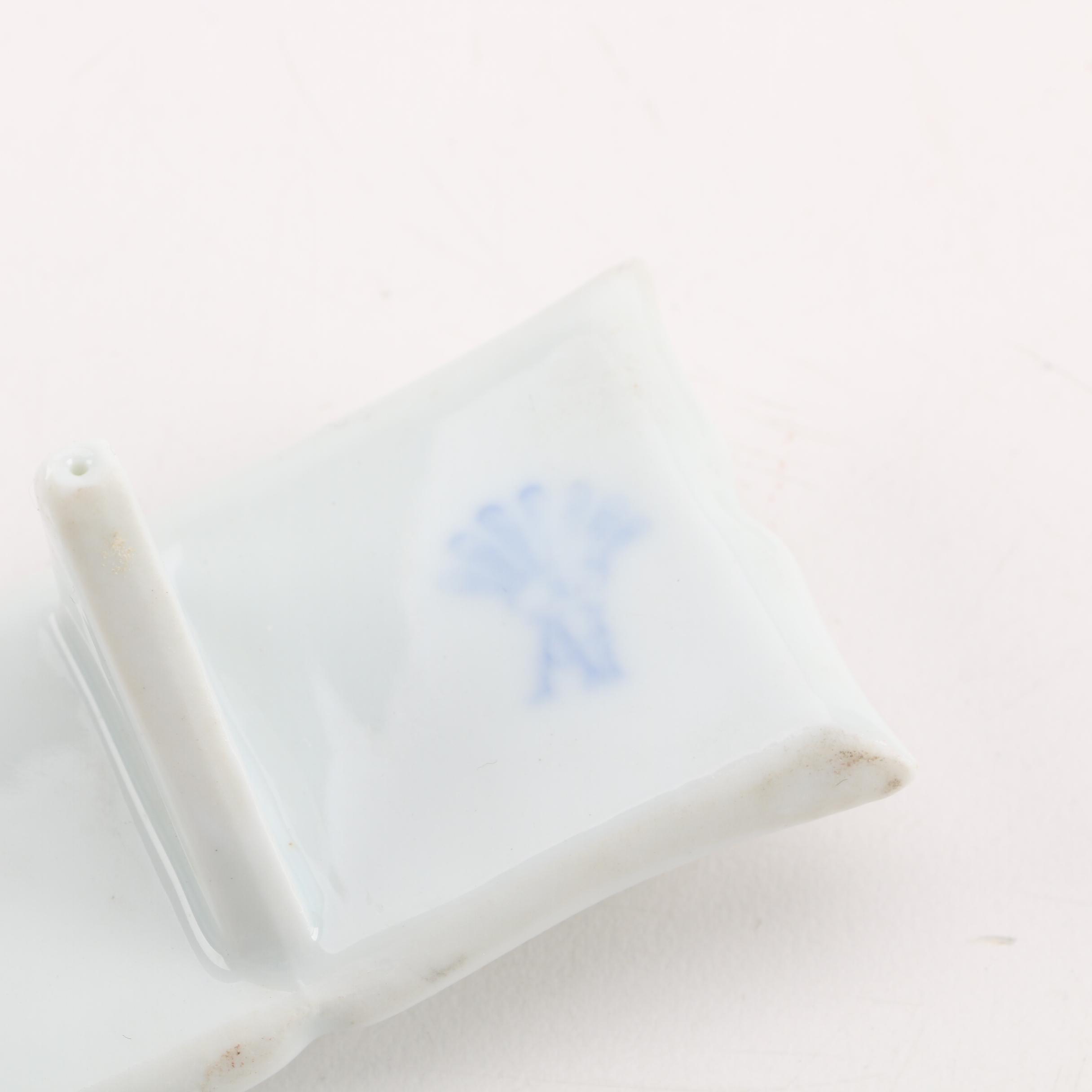 Collection of Eight Porcelain Place Card Holders