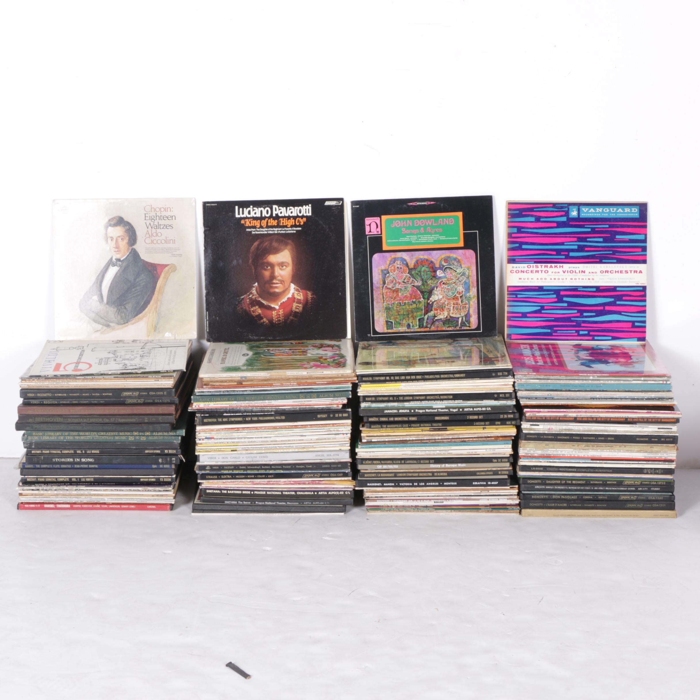 Pavarotti, Beethoven, Chopin and Other Opera and Classical Records