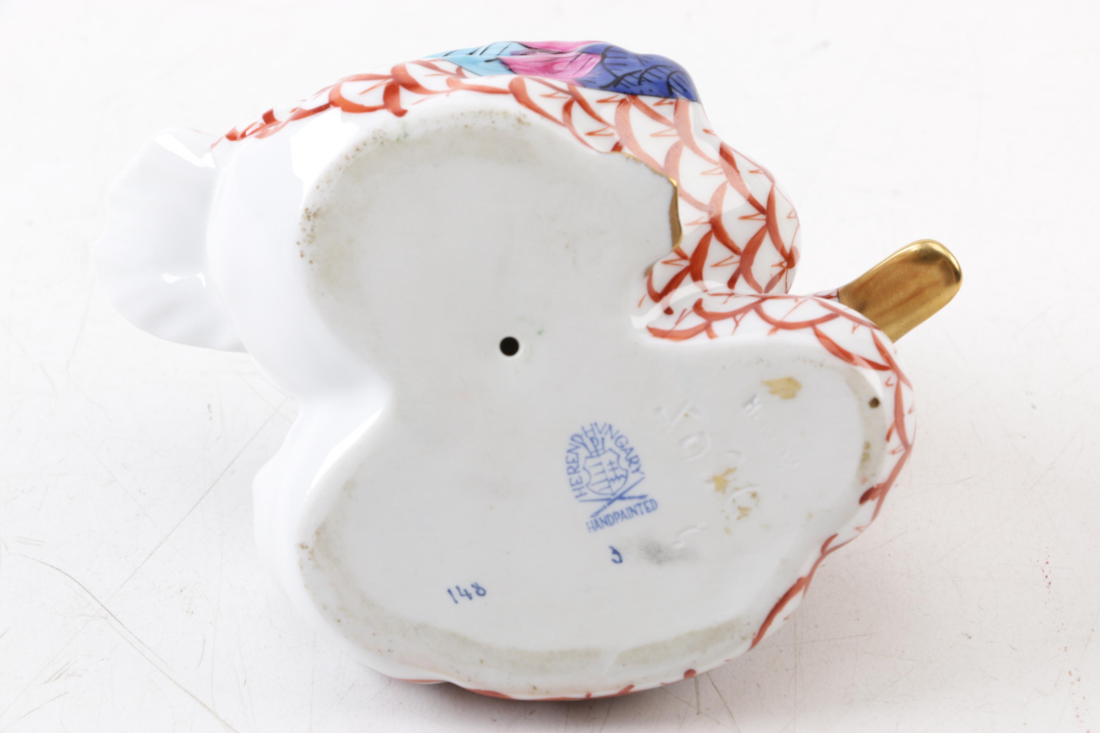 Herend "Pair of Ducks" Porcelain Figurine