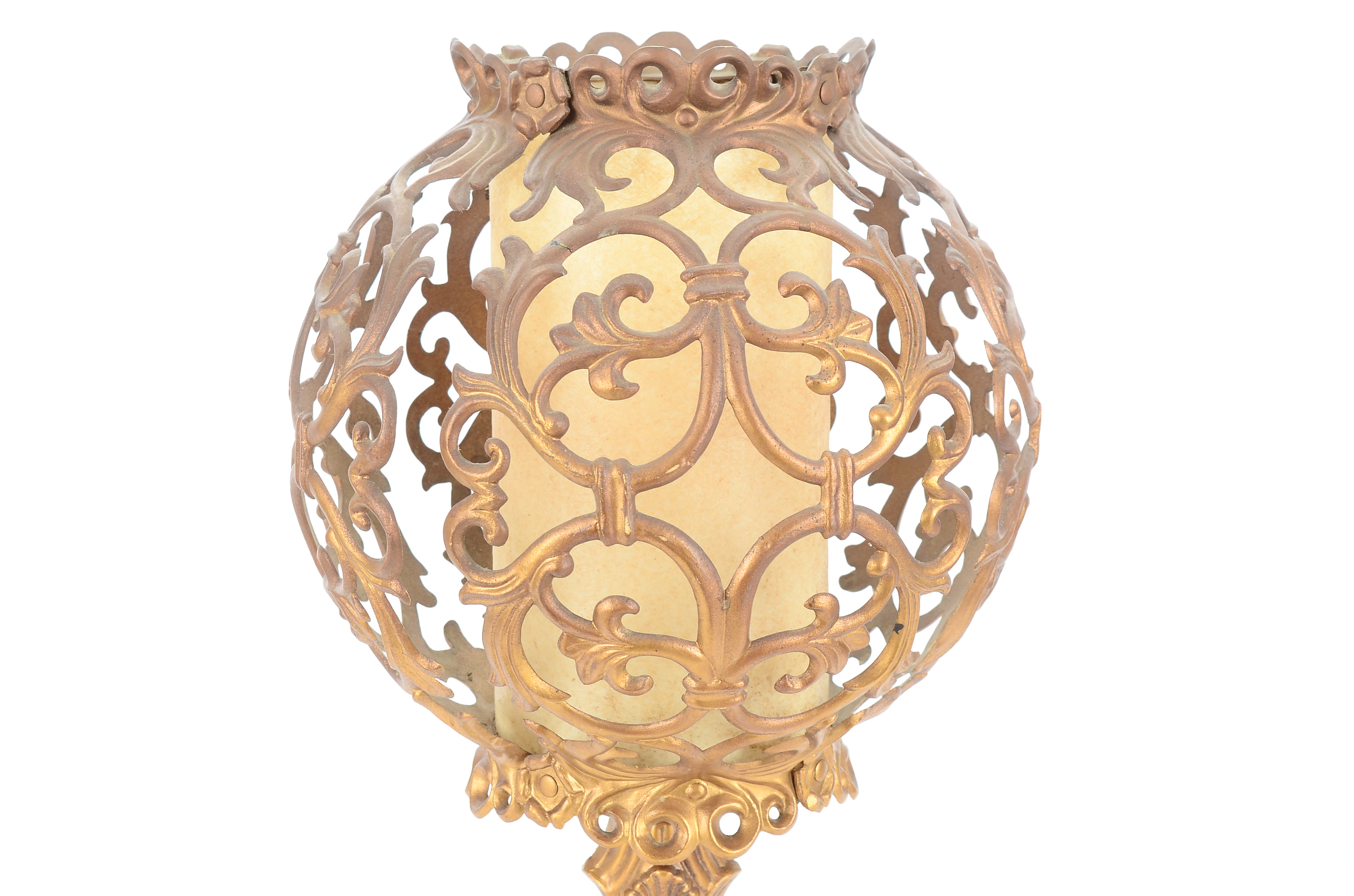 Vintage Art Deco-Inspired Lamp and Clock by United Clock Corp.