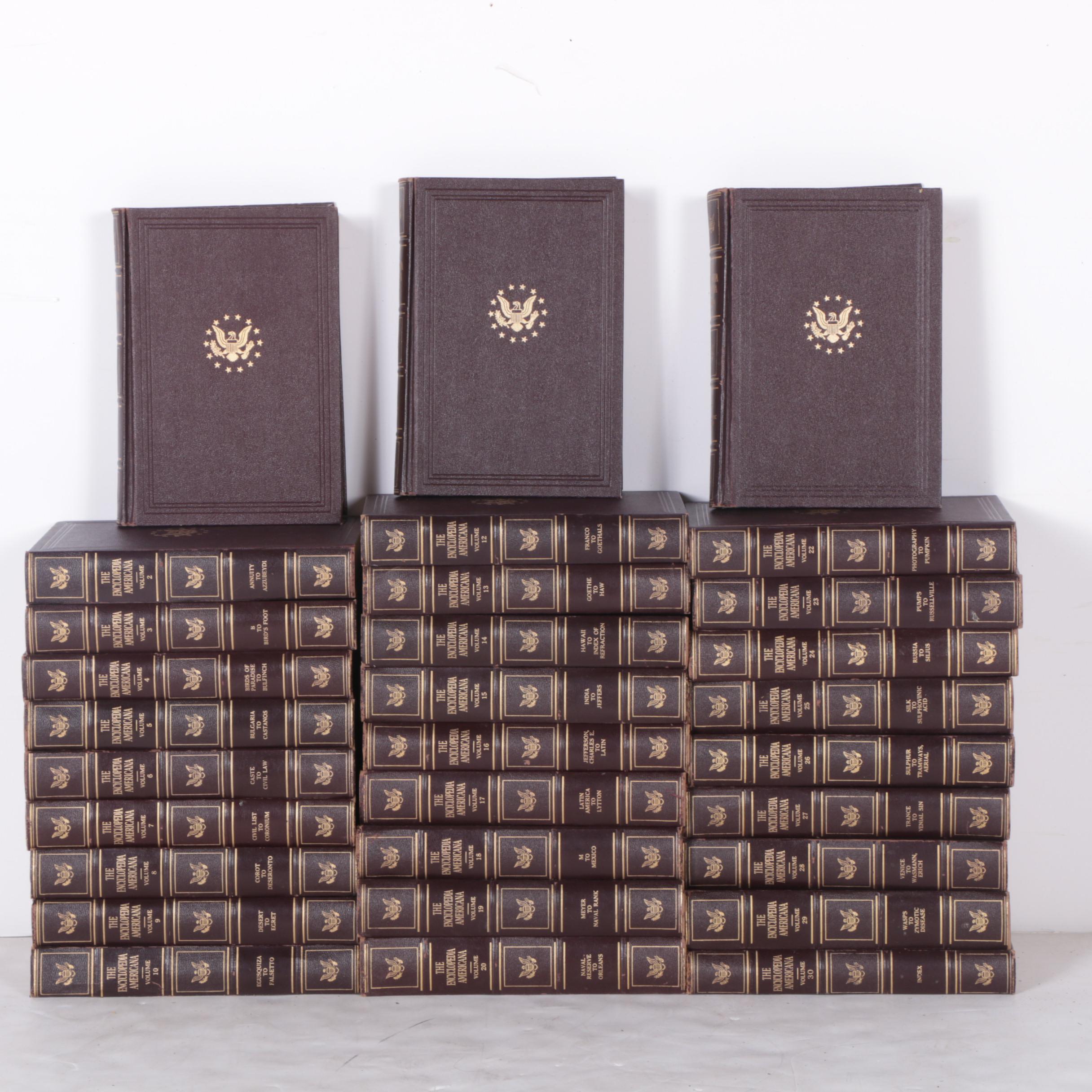 1953 "The Encyclopedia Americana" in Thirty Volumes