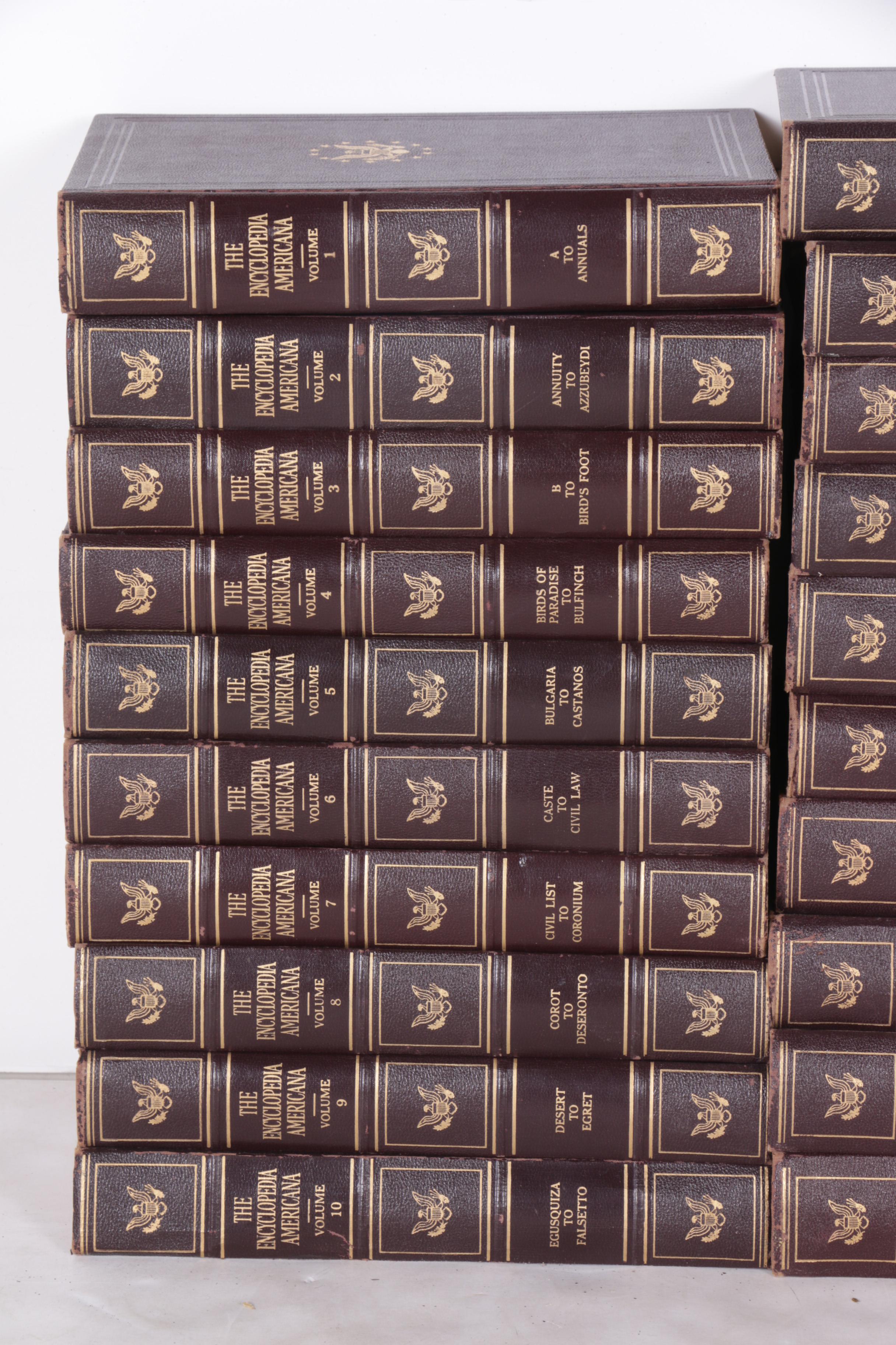 1953 "The Encyclopedia Americana" in Thirty Volumes