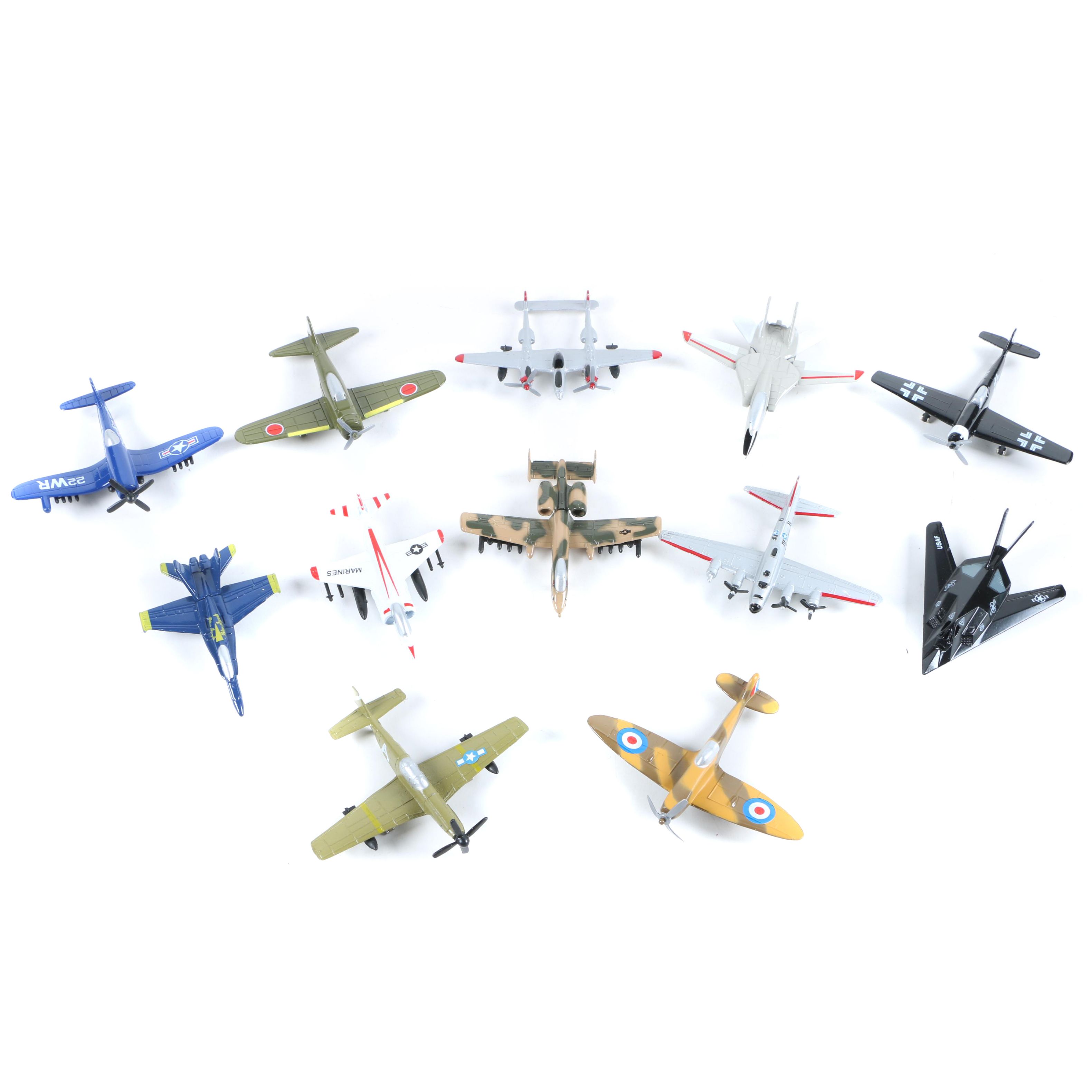 Die-Cast Military Planes