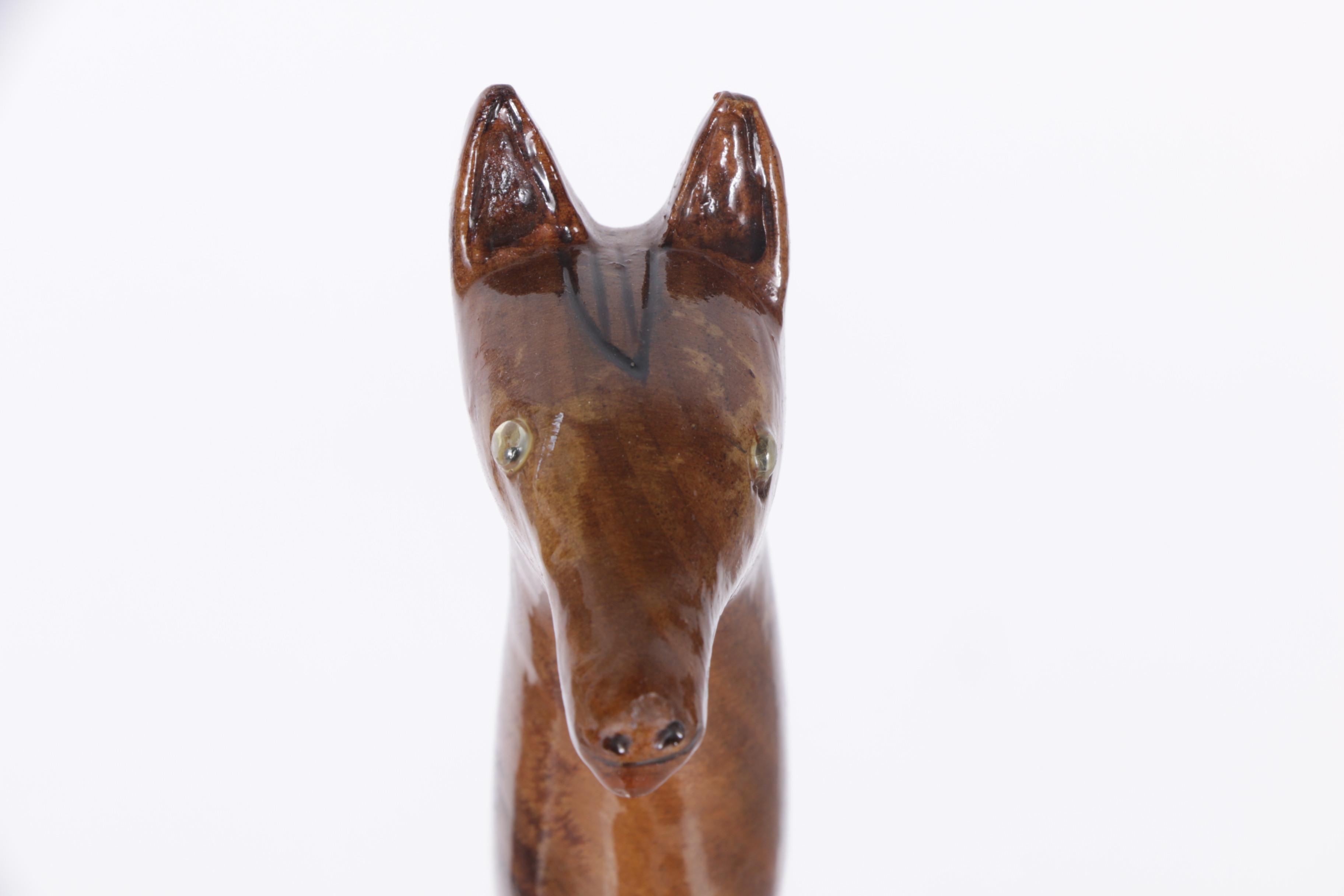 Wooden Cane with Decorative Handle