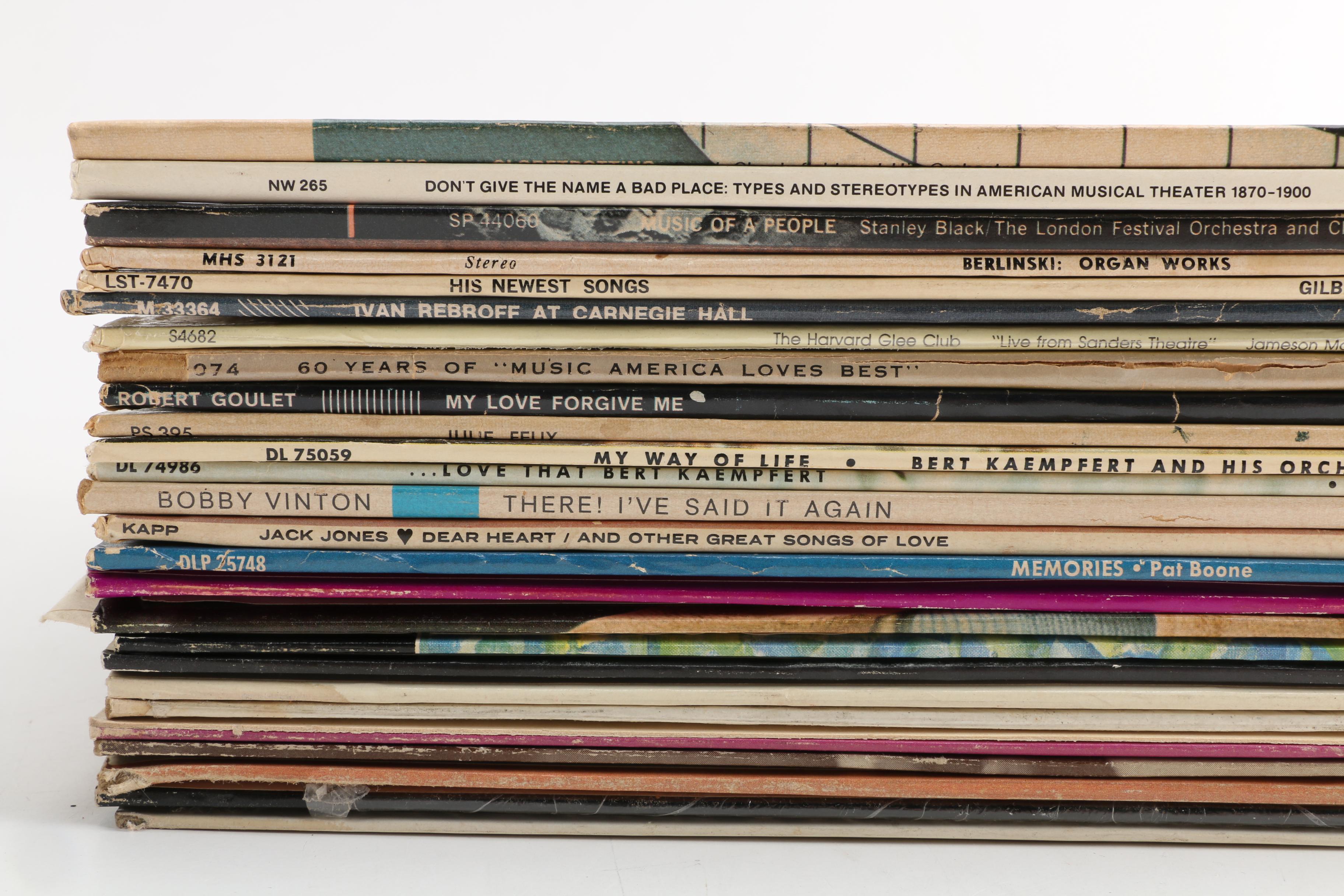 Bobby Vinton, Robert Goulet, Rosemary Clooney and Other Easy Listening Records