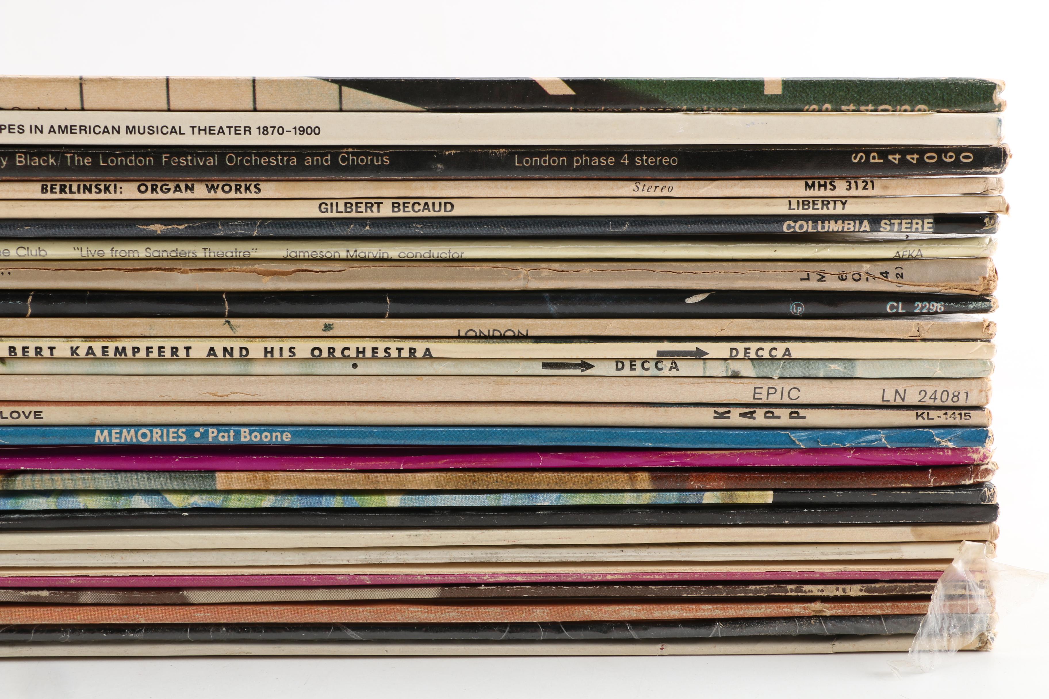 Bobby Vinton, Robert Goulet, Rosemary Clooney and Other Easy Listening Records