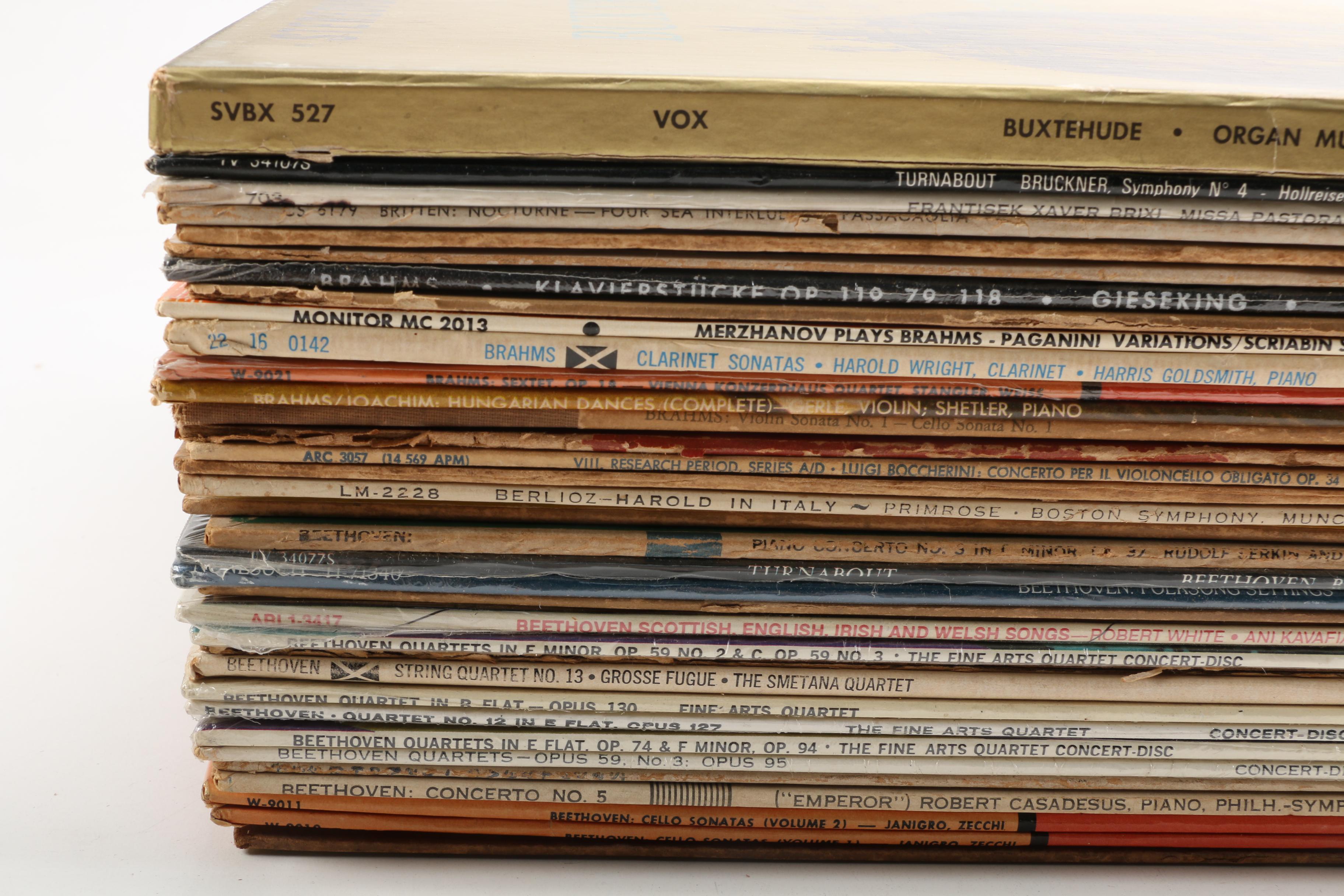 Beethoven, Bartók, Bruckner and Other Classical Record Albums