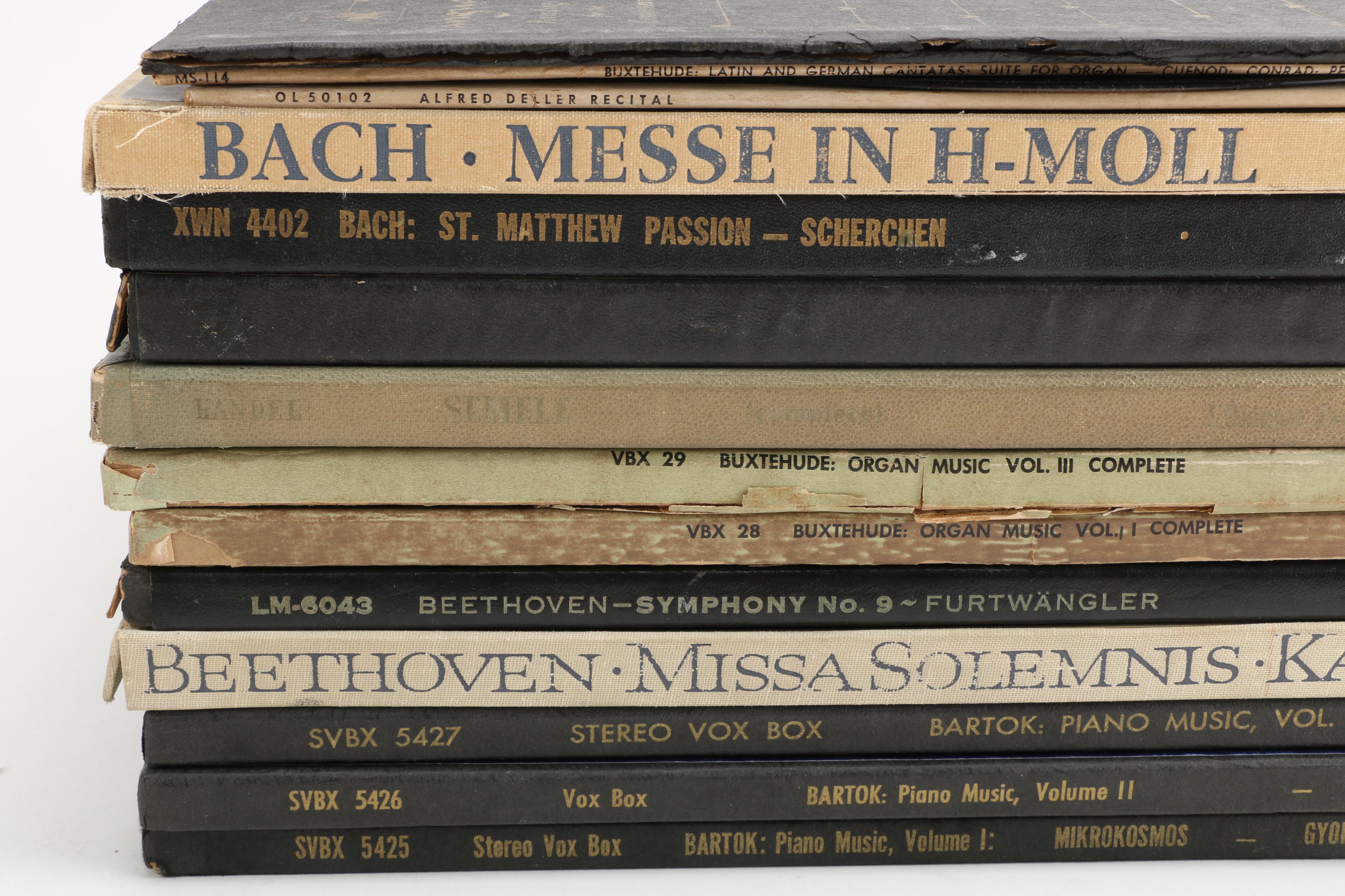 Beethoven, Bartók, Bruckner and Other Classical Record Albums