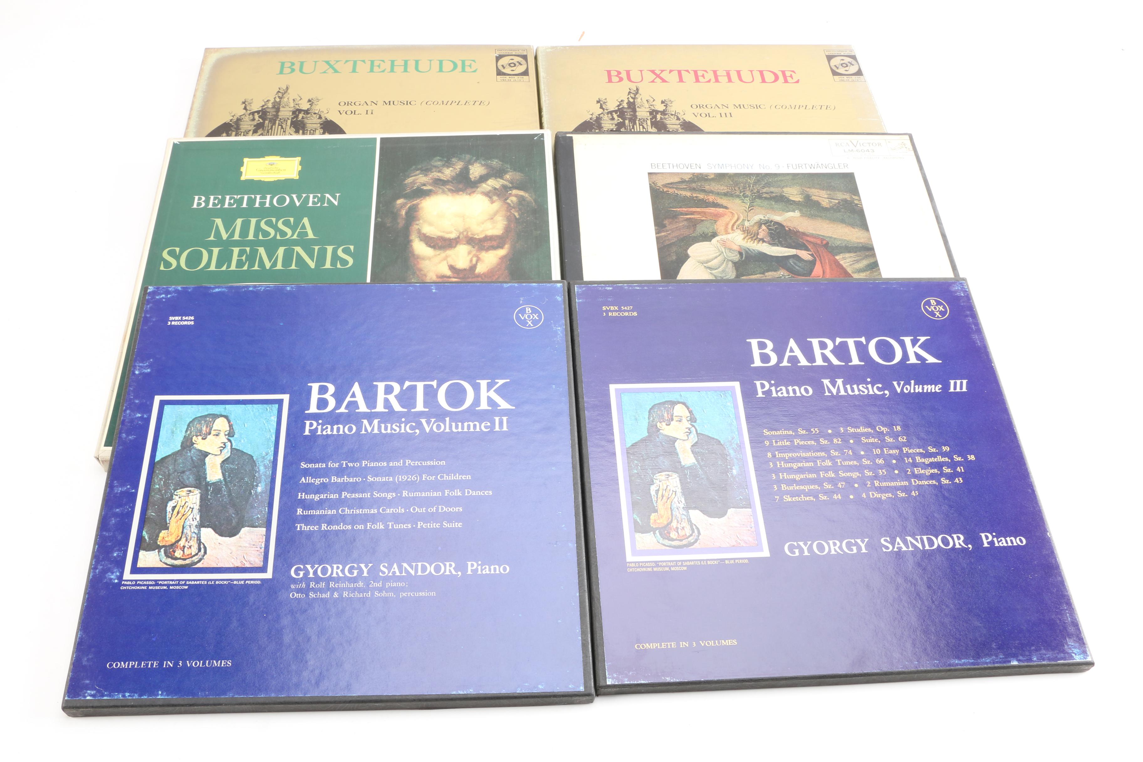 Beethoven, Bartók, Bruckner and Other Classical Record Albums