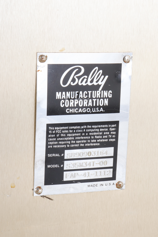 Bally Cold Cash Slot Machine