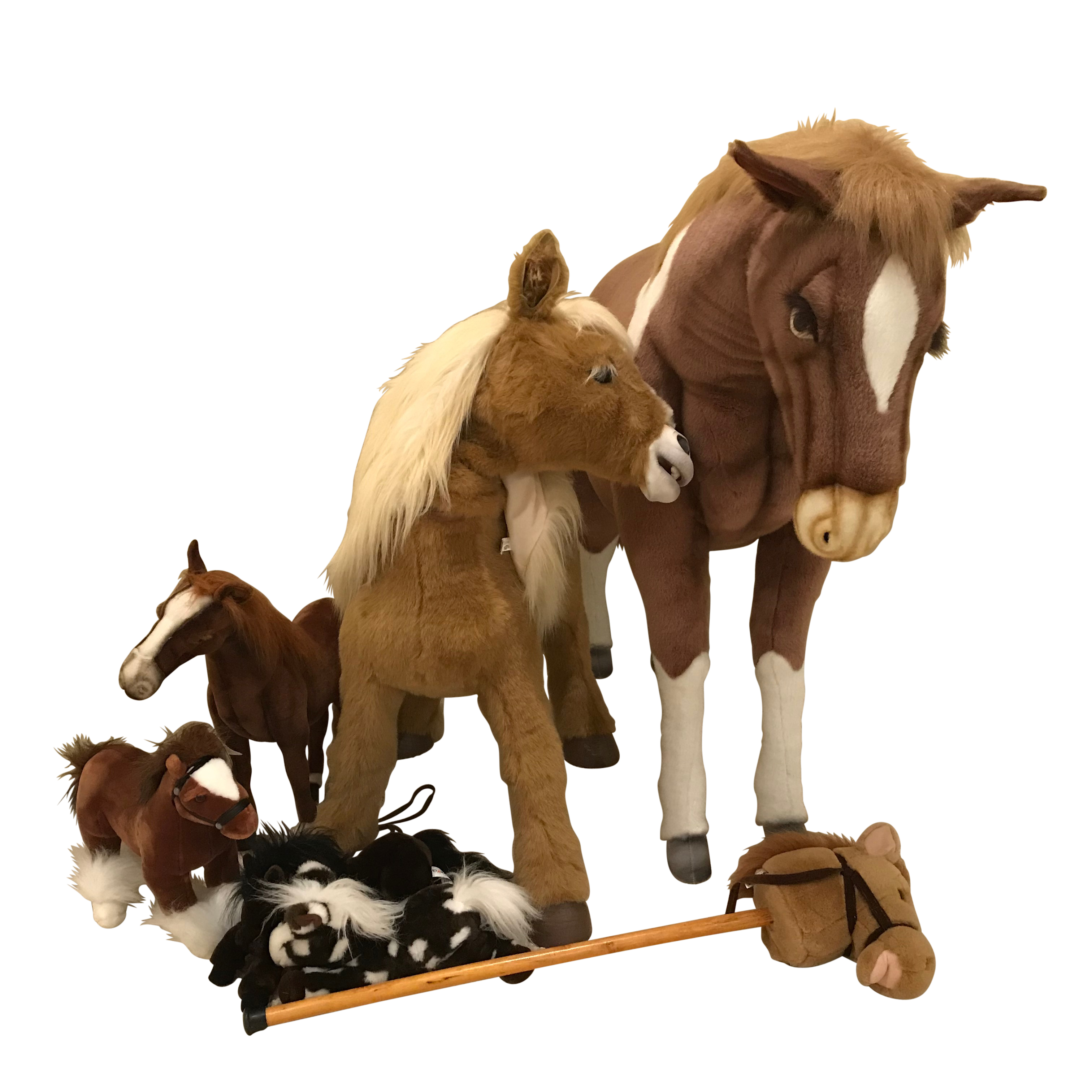 Large Stuffed FAO Schwarz Horse, Interactive Horse and Stuffed Toys
