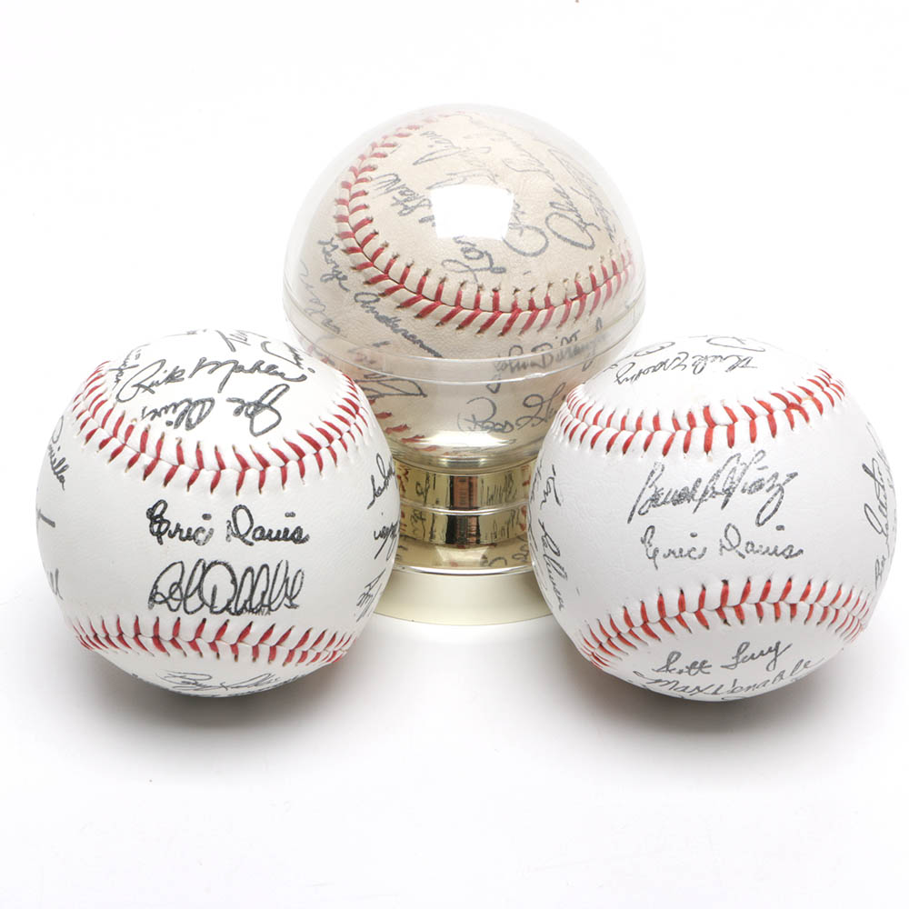 Cincinnati Reds Team Stamped Baseballs