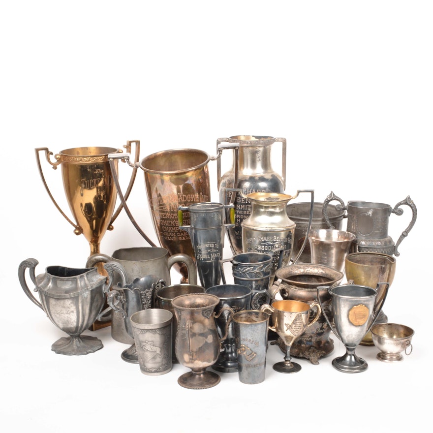 Collection of Vintage Trophies