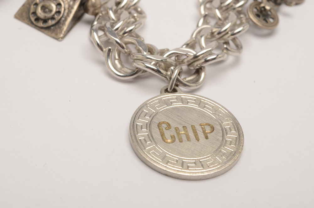 Two Sterling Silver Charm Bracelets