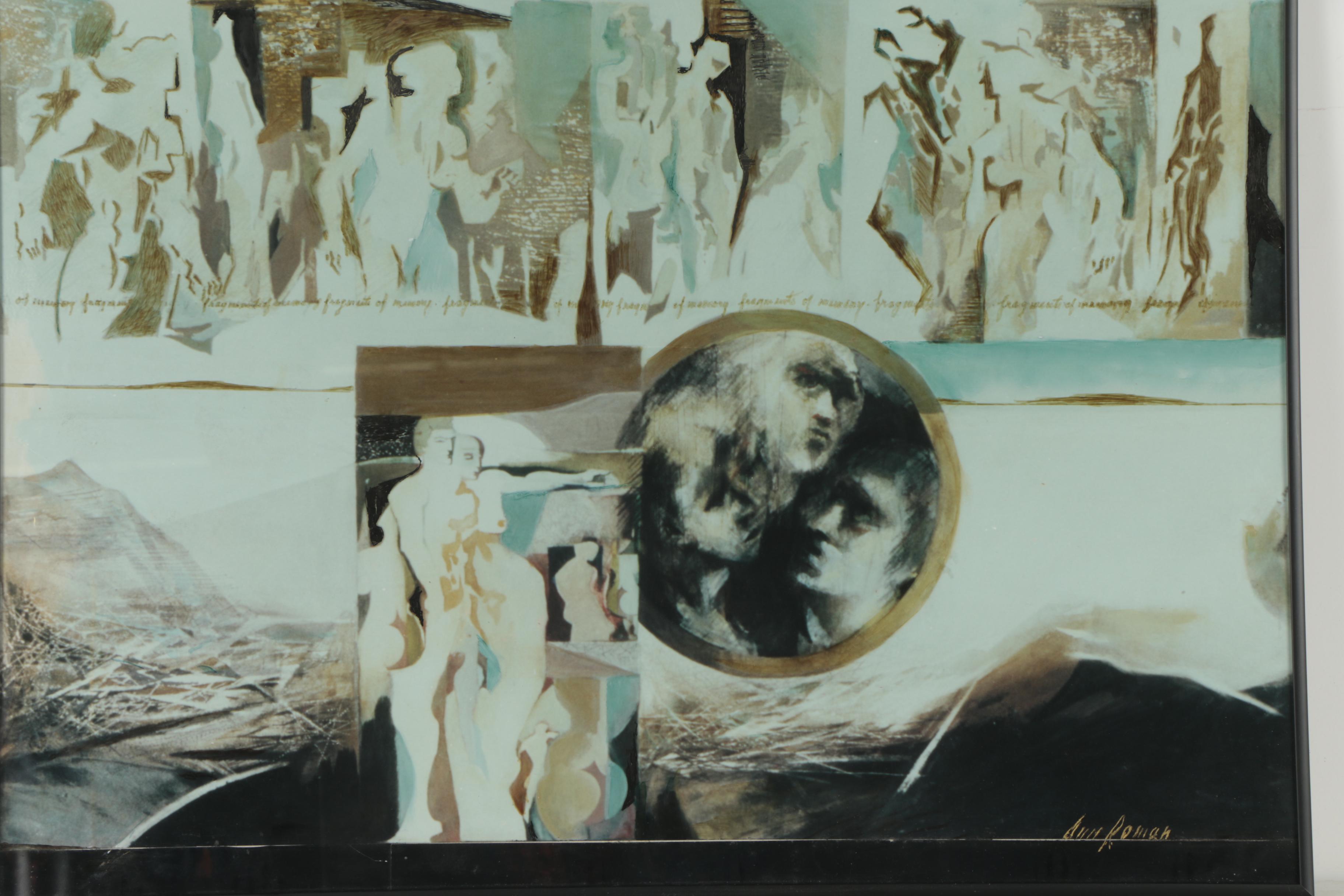 Ann Roman Mixed Media "Fragments of Memory"