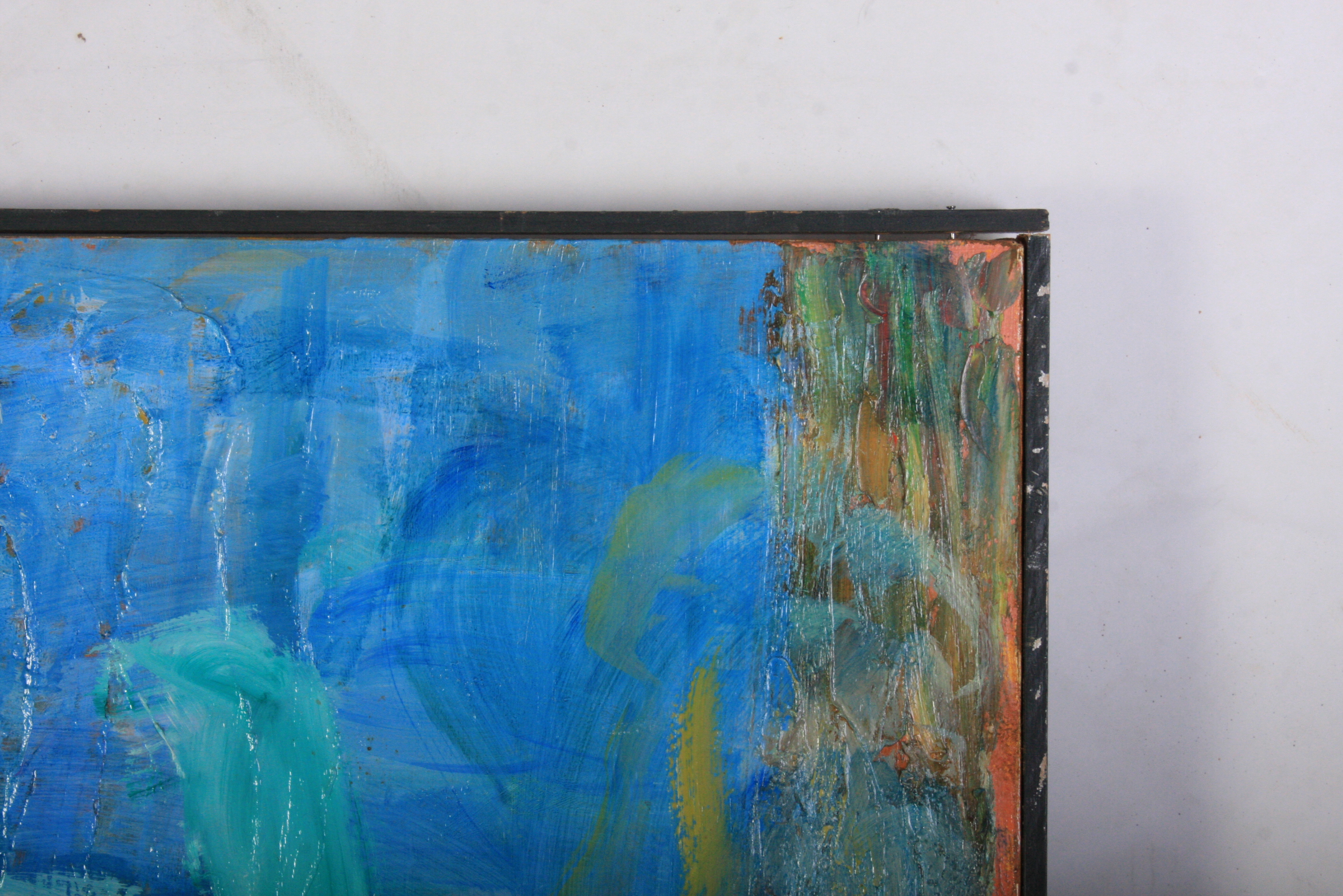 Murat Kaboulov Oil Painting of Abstract Still Life in a Blue Room