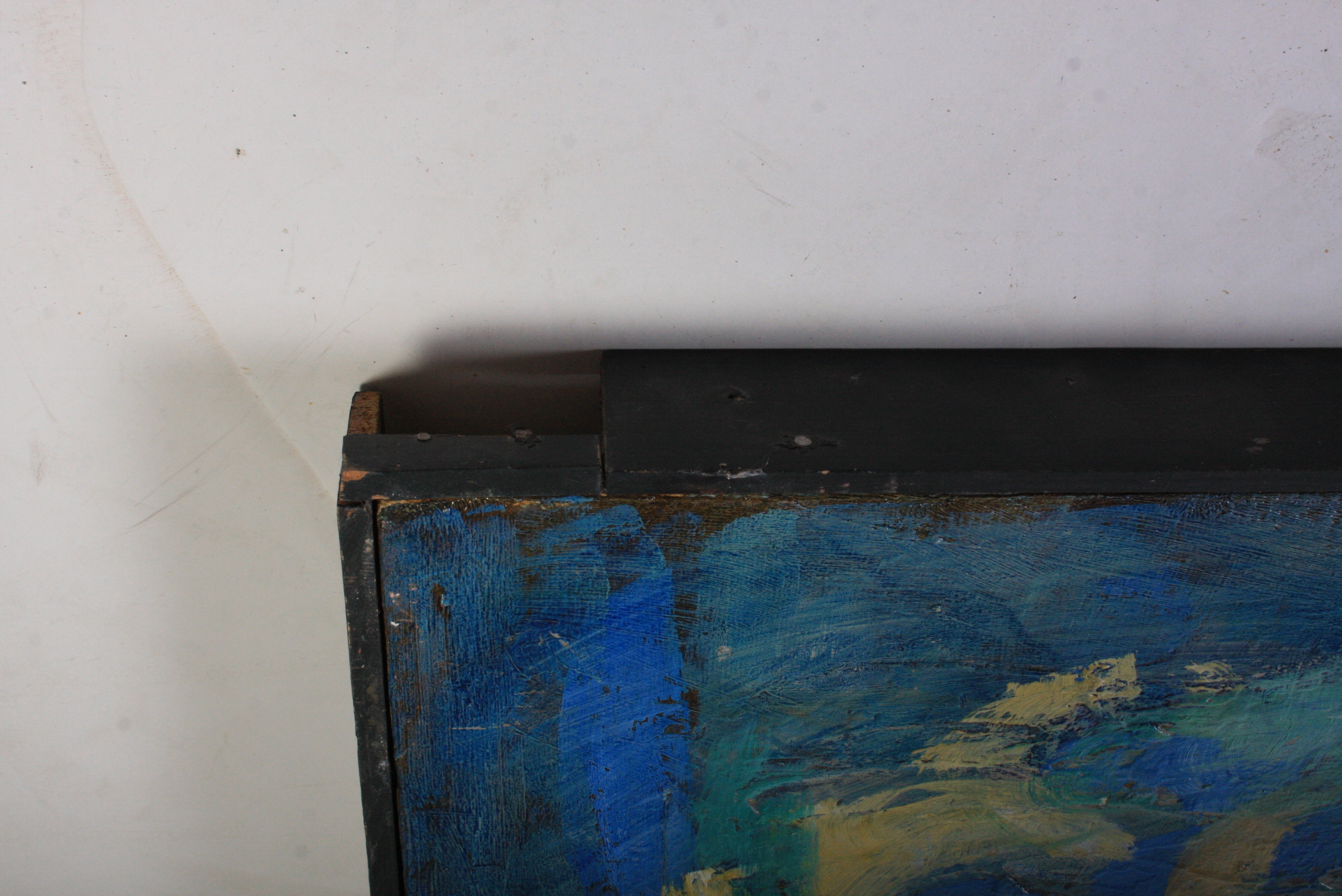 Murat Kaboulov Oil Painting of Abstract Still Life in a Blue Room