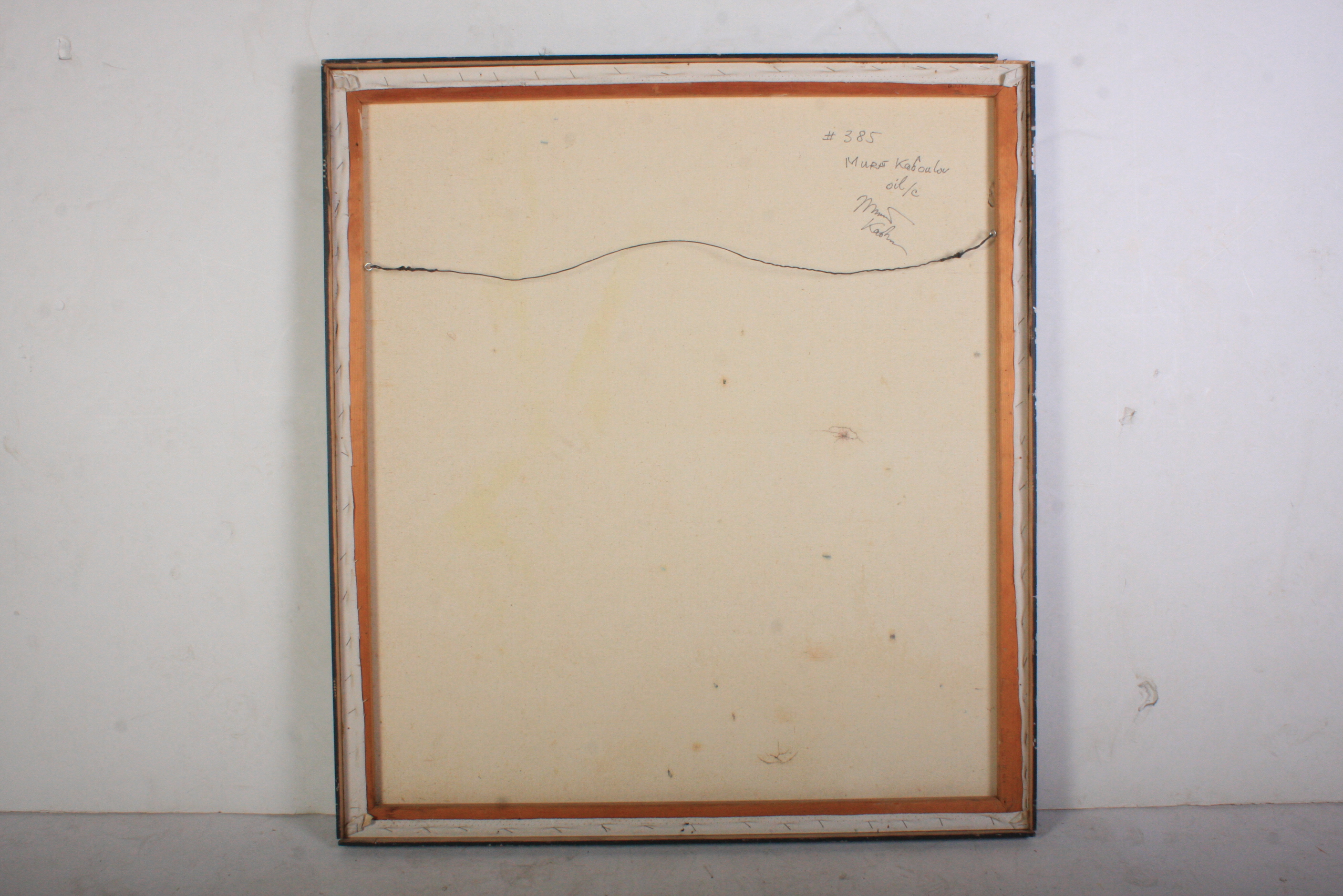 Murat Kaboulov Oil Painting of Abstract Still Life in a Blue Room