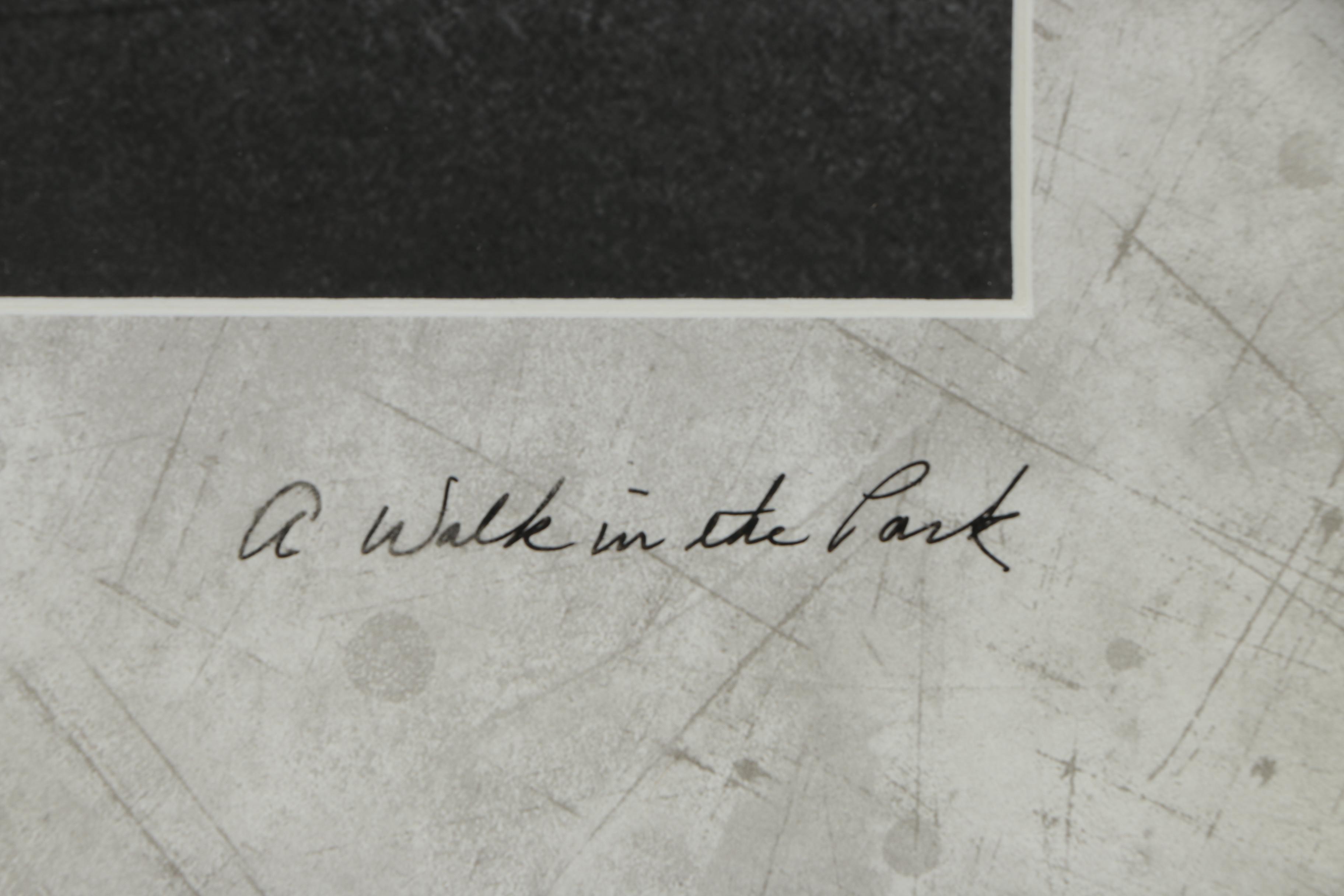 Sharon Peterson Giclée Print "A Walk in the Park"