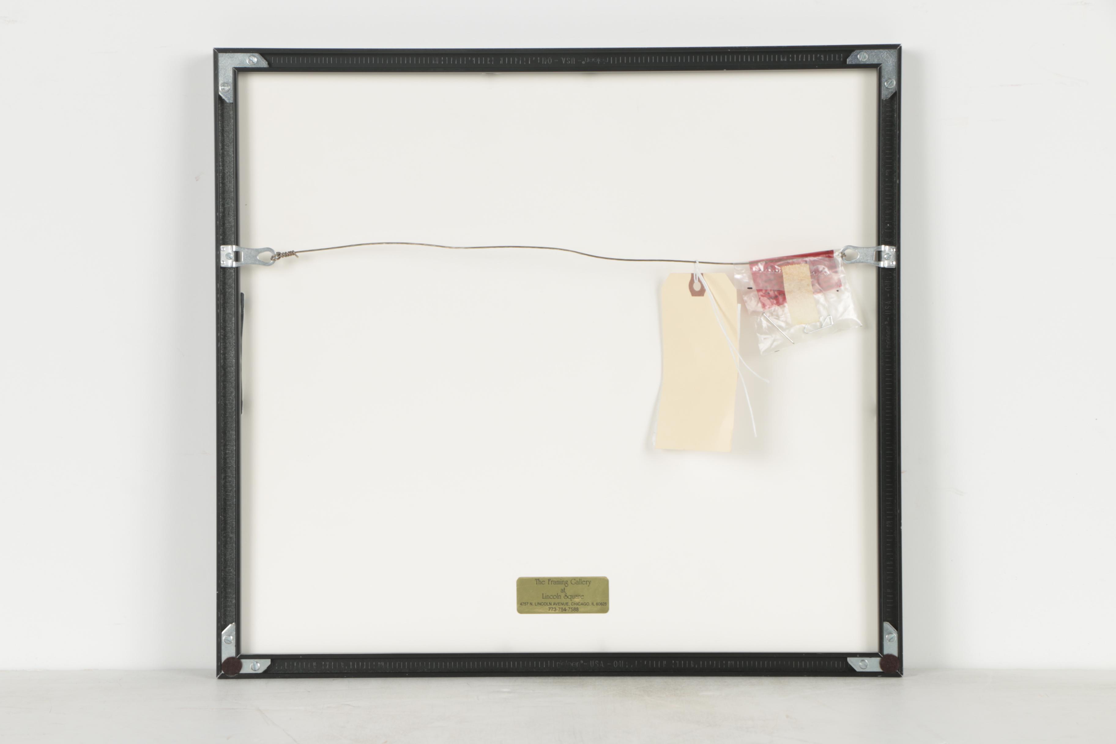 Late 20th Century Artist's Proof Etching "Under Tracks, Sky"