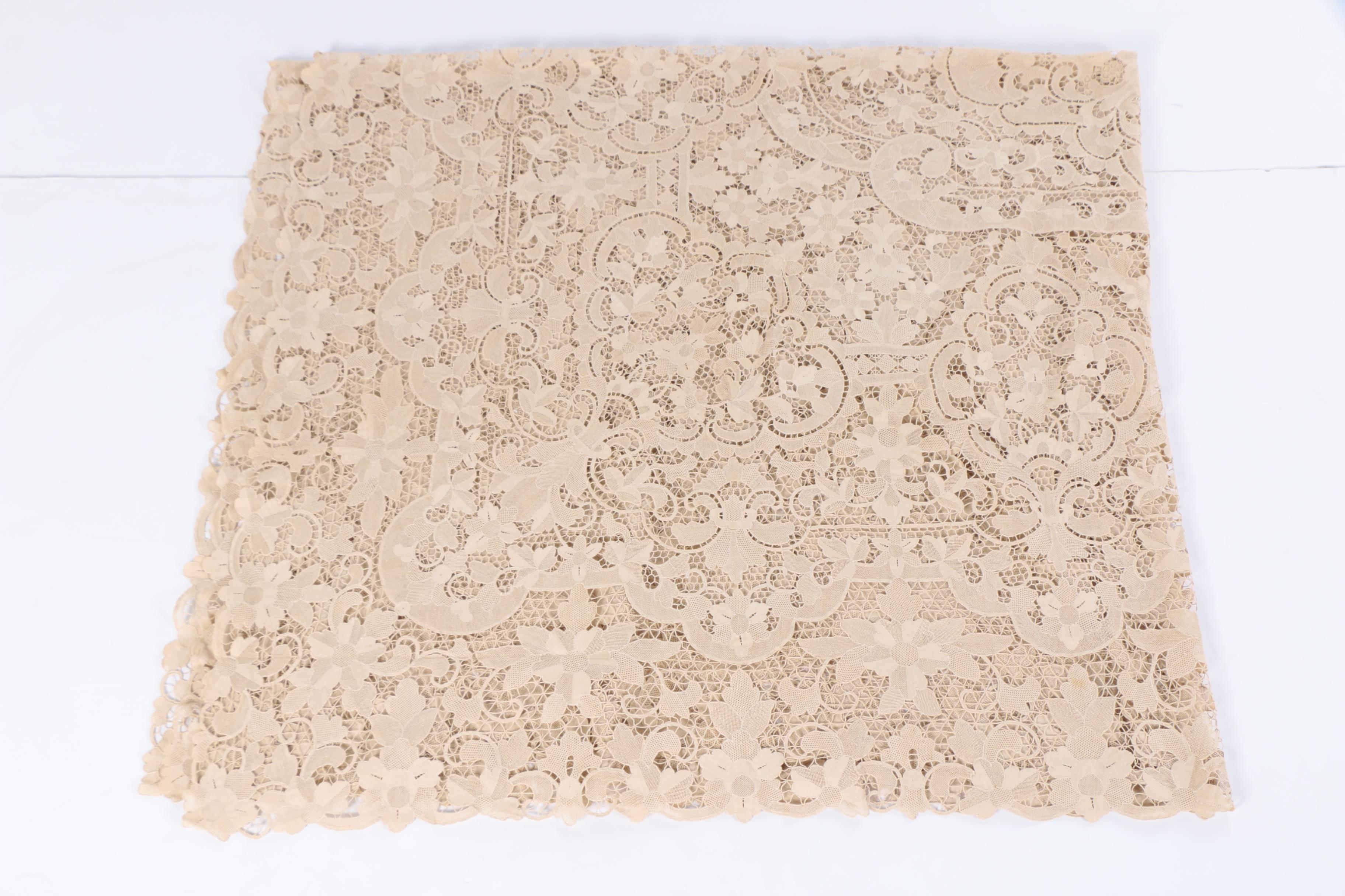 Two Lace Tablecloths