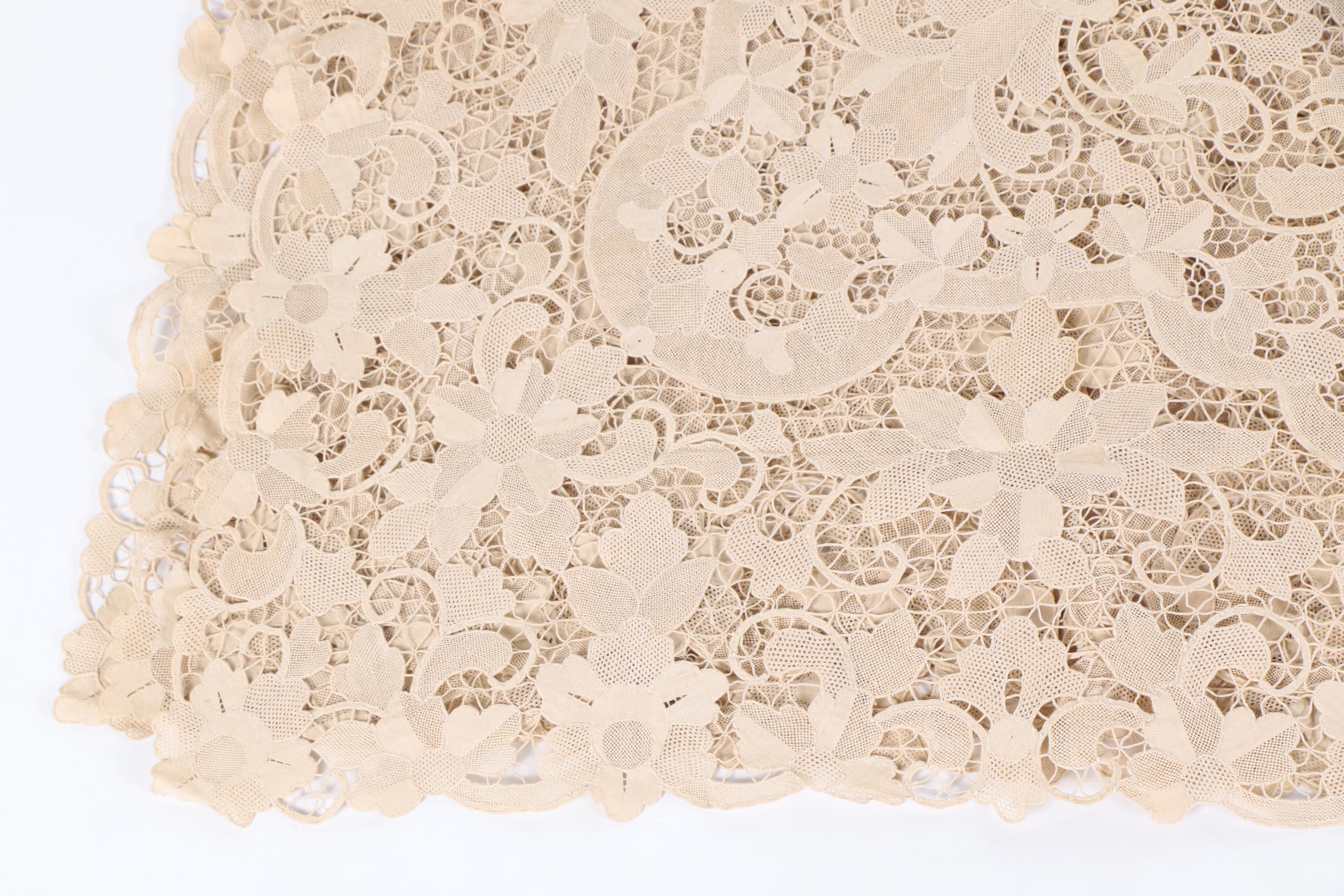Two Lace Tablecloths