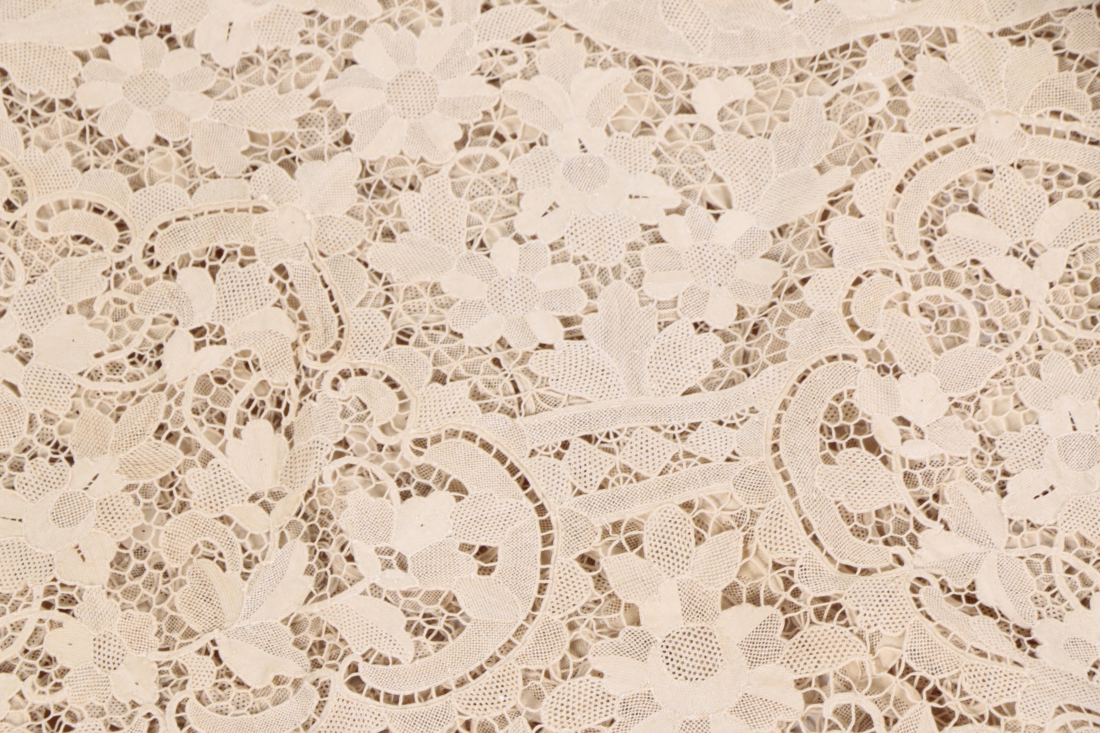 Two Lace Tablecloths