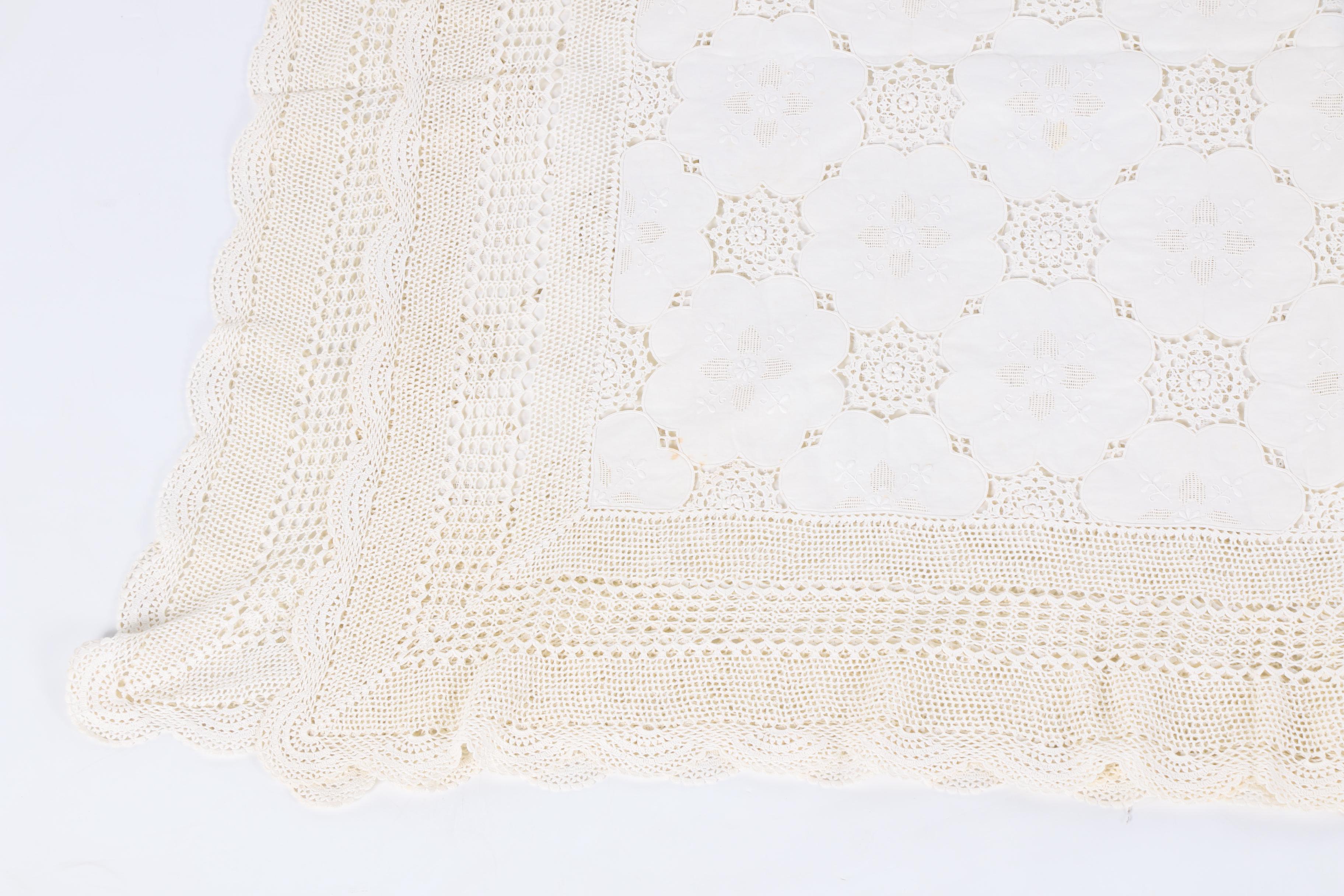 Two Lace Tablecloths
