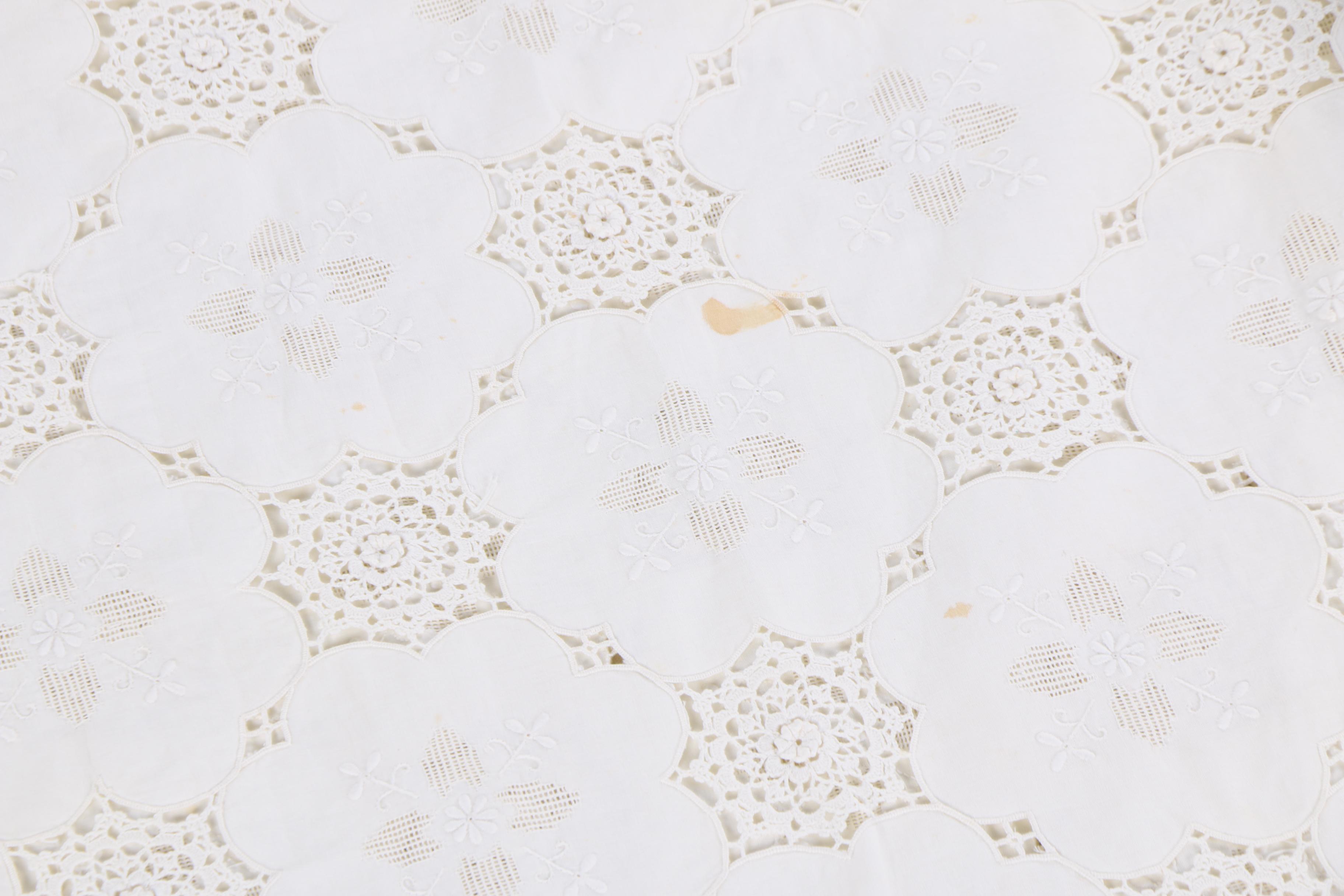 Two Lace Tablecloths